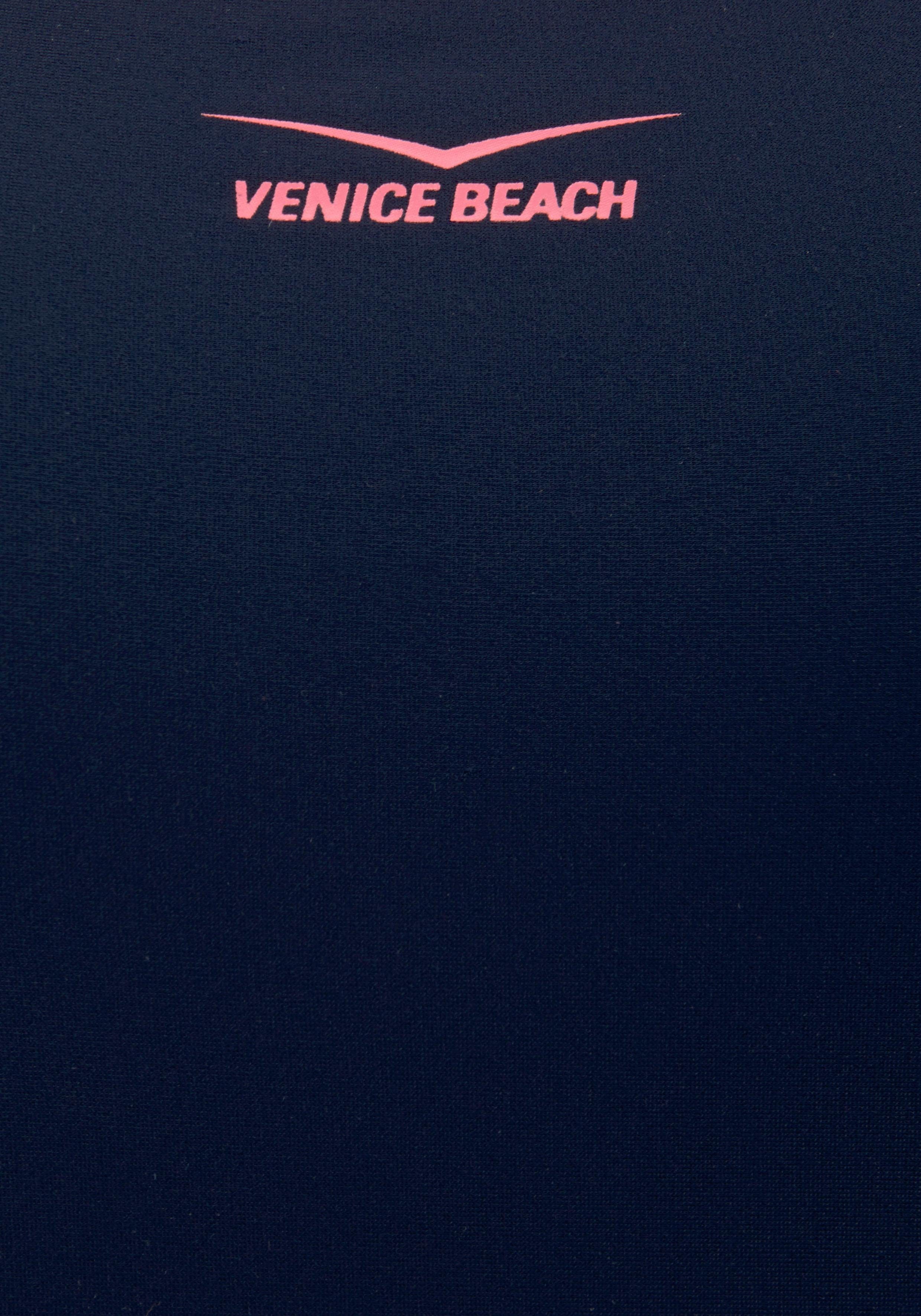 Venice Beach Badpak met inzetten in gemêleerde look