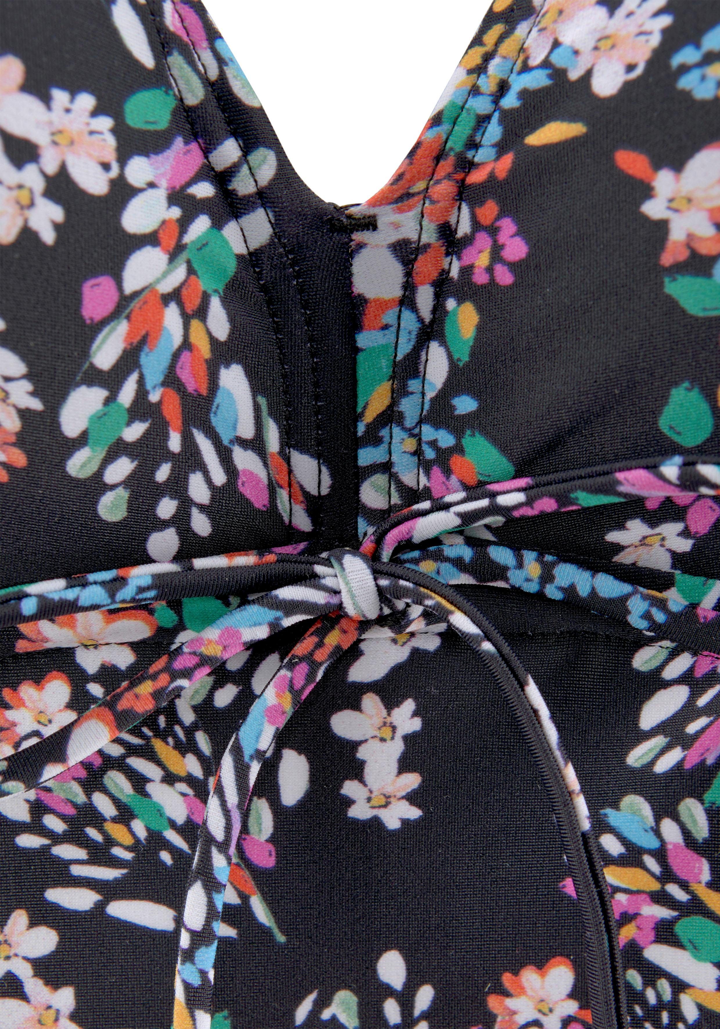 Petite fleur Beugeltankini met bloemenprint