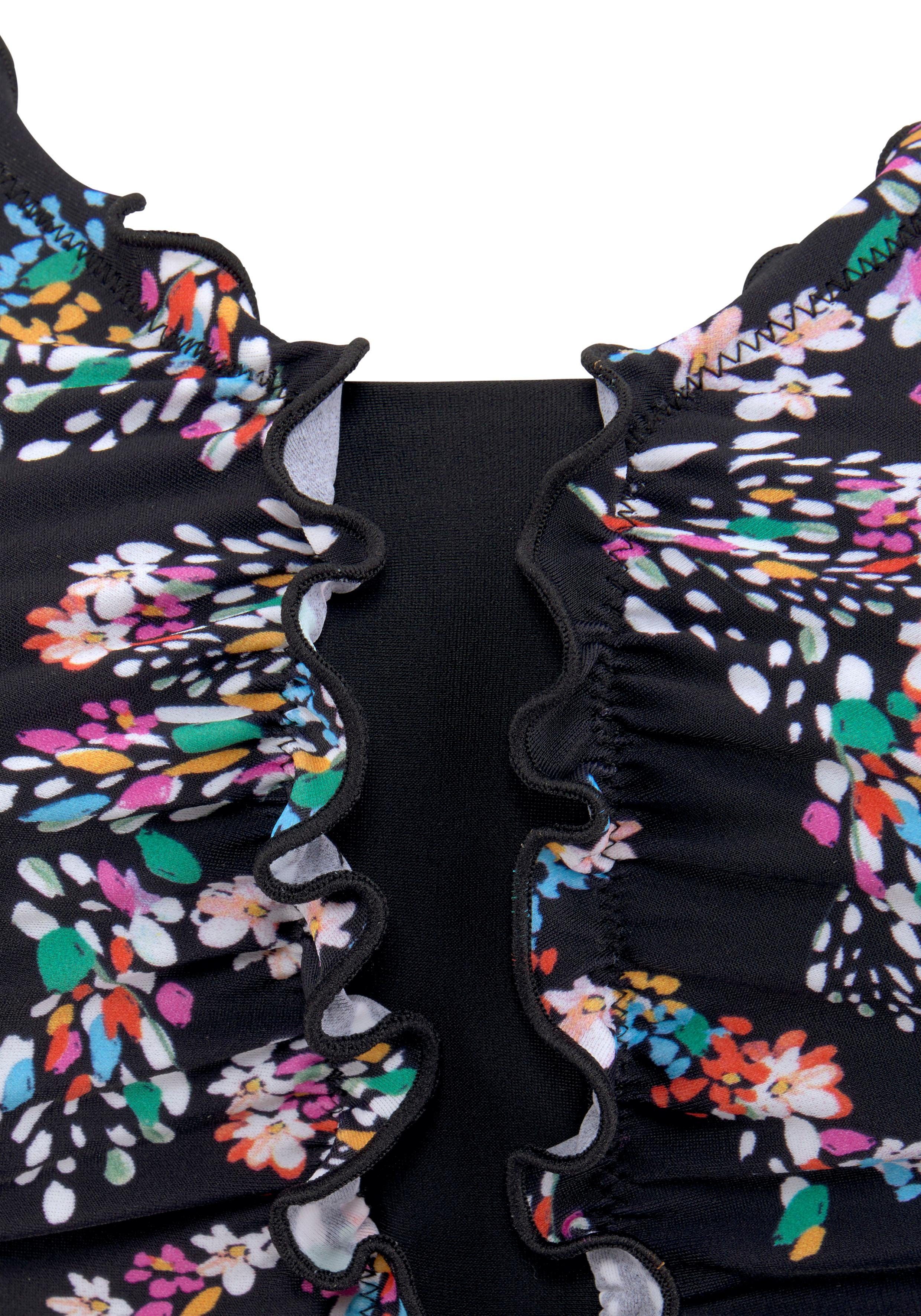 Petite fleur Badpak met shaping-inzet, met onderborst-elastiek, met geïntegreerde softcups