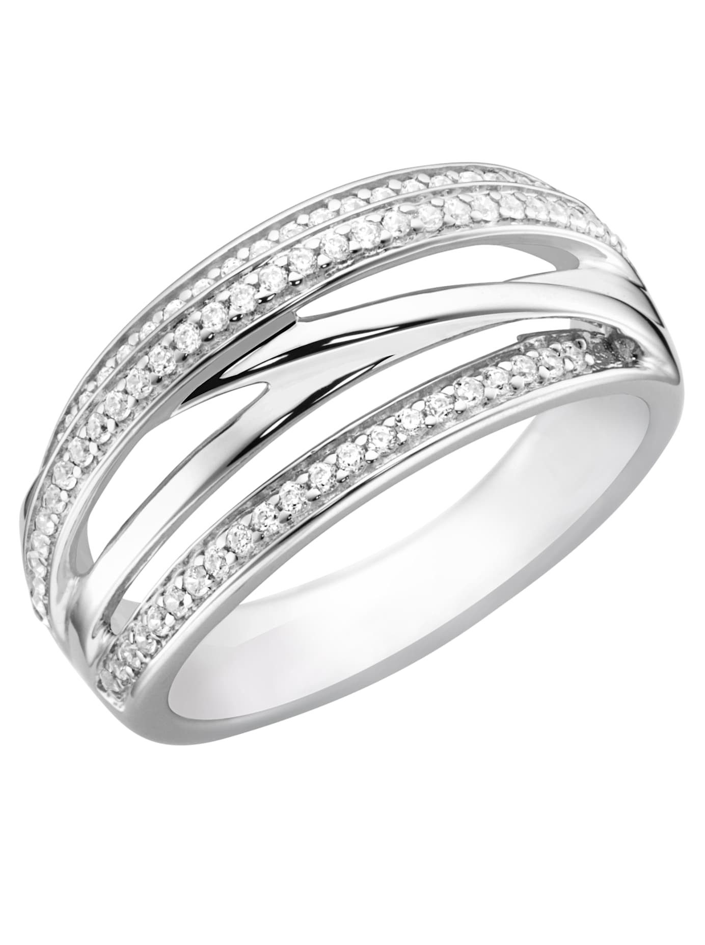 Lady Ring (1-delig) dames ringen maat 17 zilver(kleur)