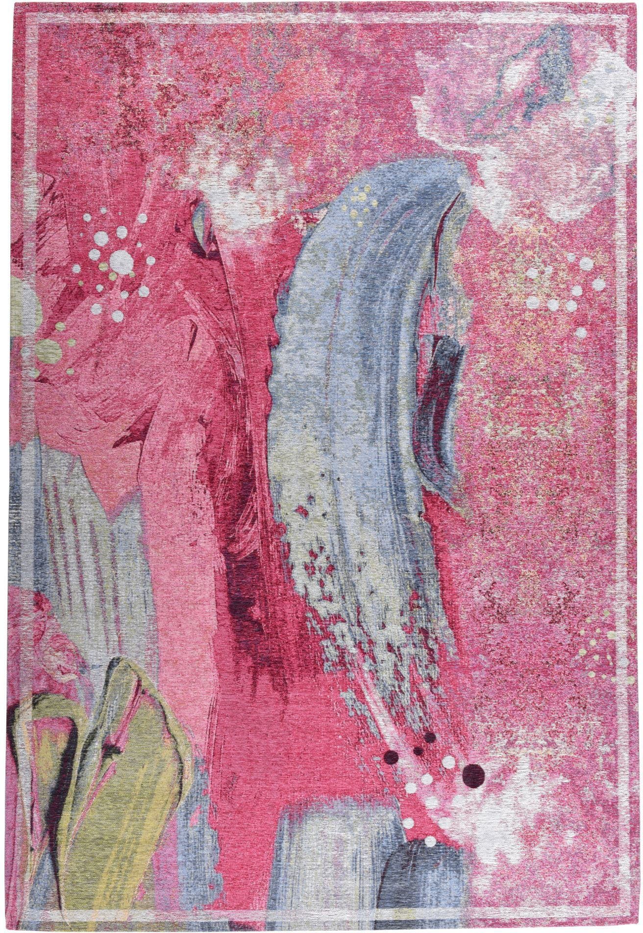 Gino Falcone Vloerkleed Cosima-111 plat geweven jacquard-vloerkleed, met chenillegaren, modern design
