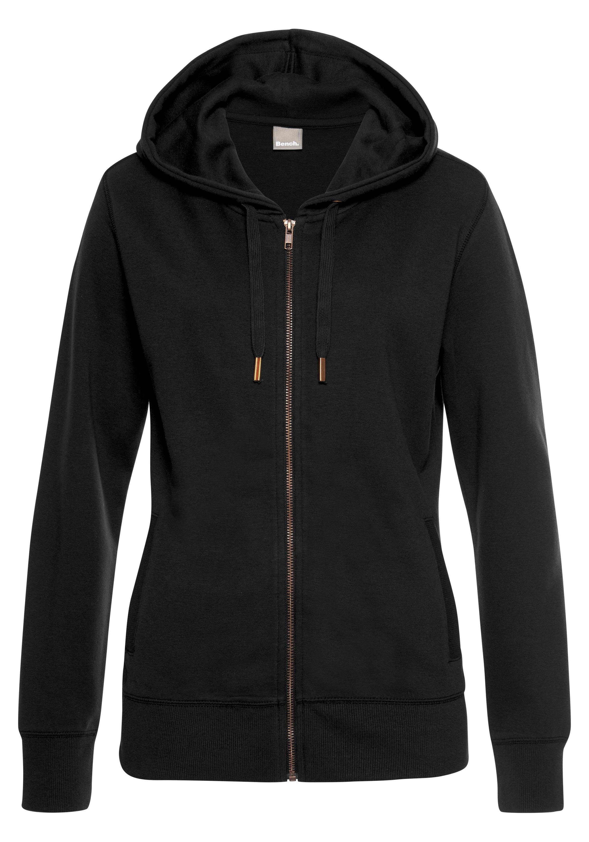 Bench. Loungewear Sweatvest met zakken en rits, loungepak