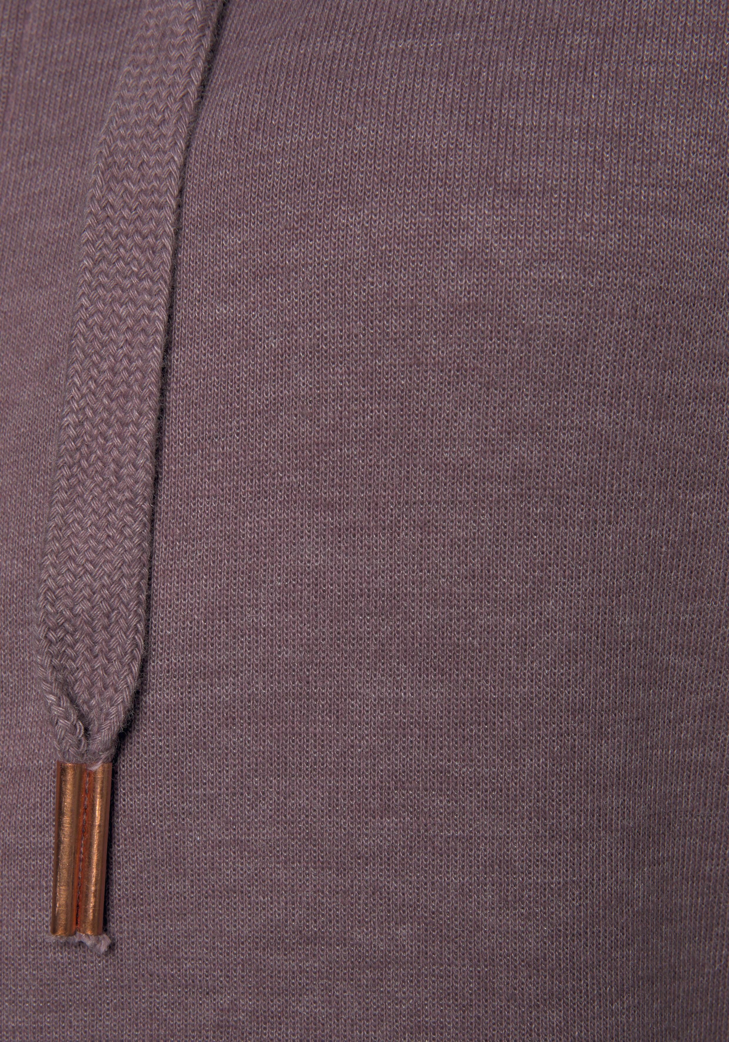 Bench. Loungewear Sweatvest met zakken en rits, loungepak