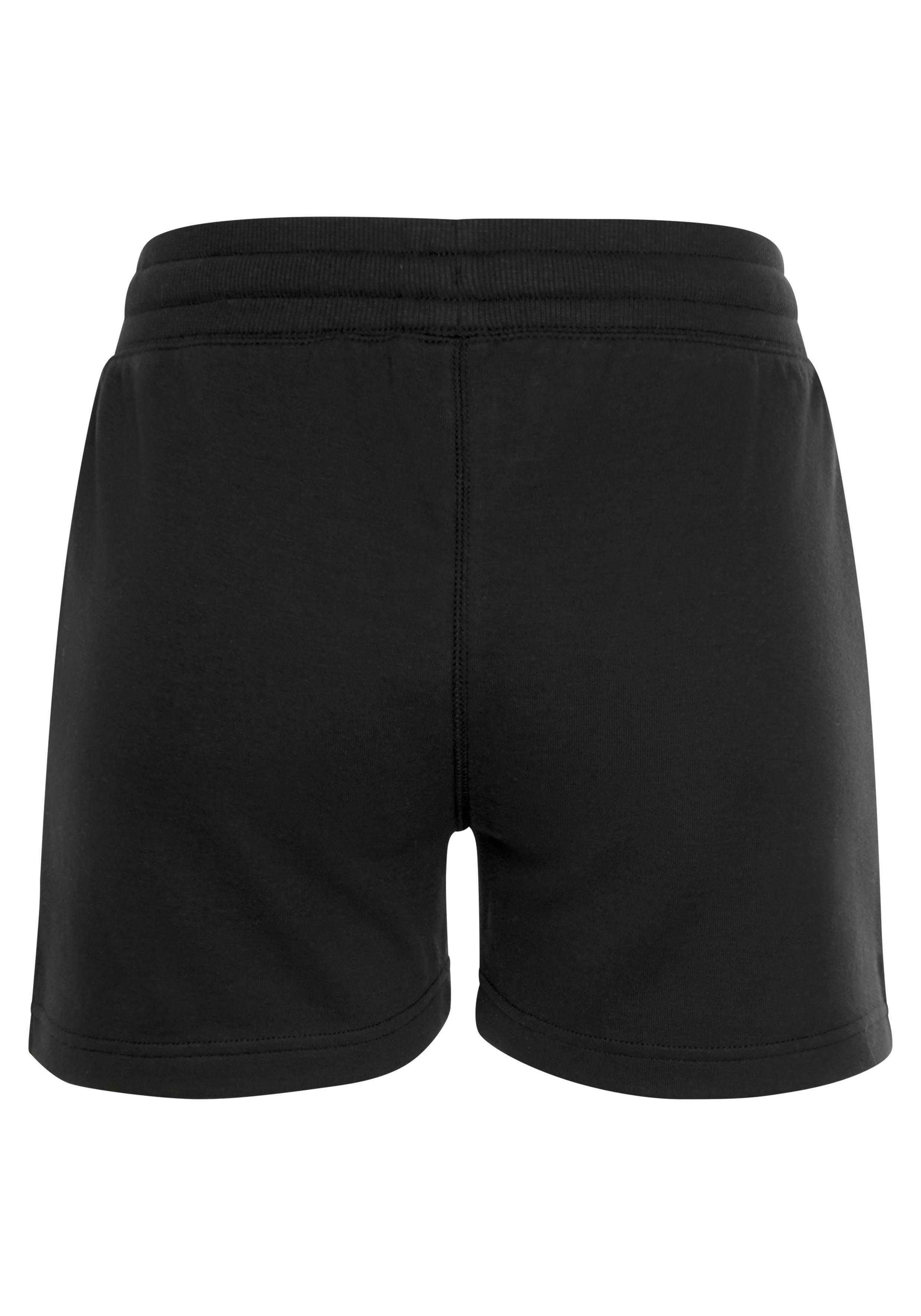 Bench. Loungewear Relaxshorts Sweatbroek met korte zijopeningen en zijzakken, loungewear