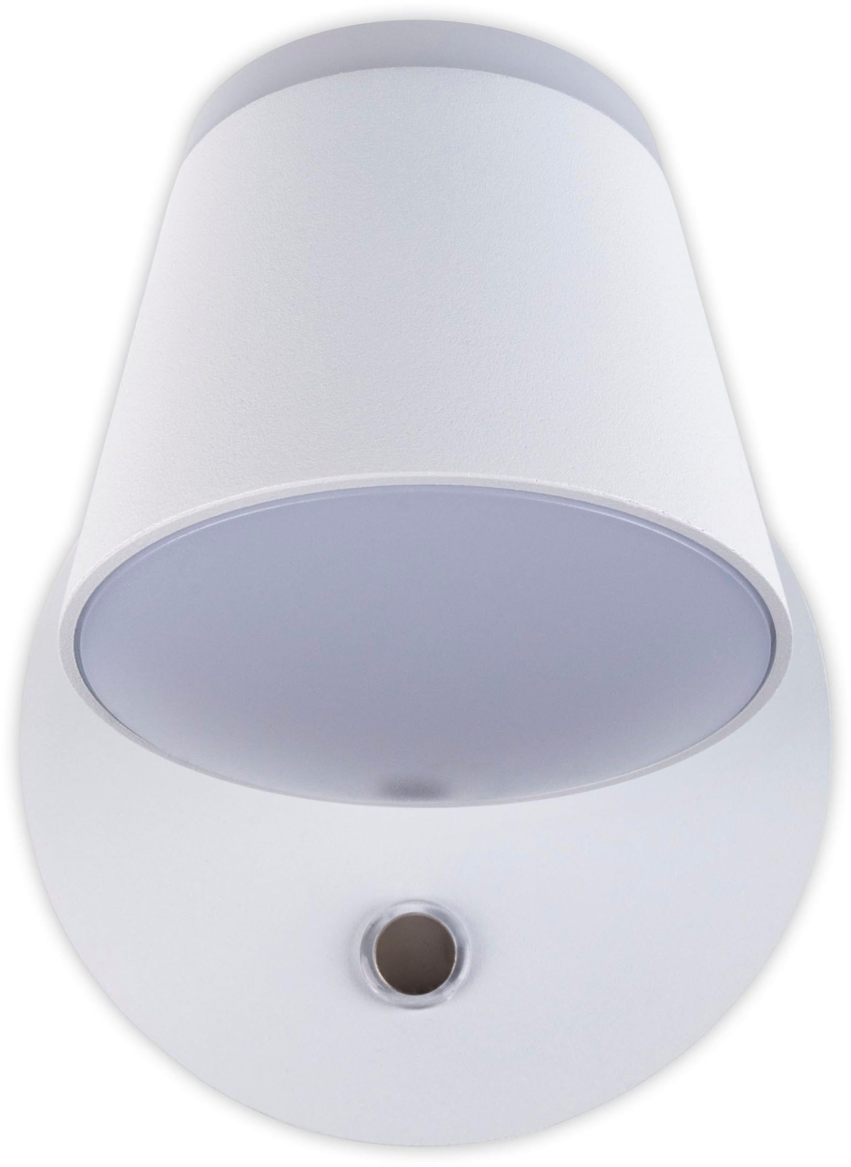 näve Led-wandlamp Tondo magnetisch, batterij opladen via usb-c kabel, dimbaar per touch, geheugen (1 stuk)