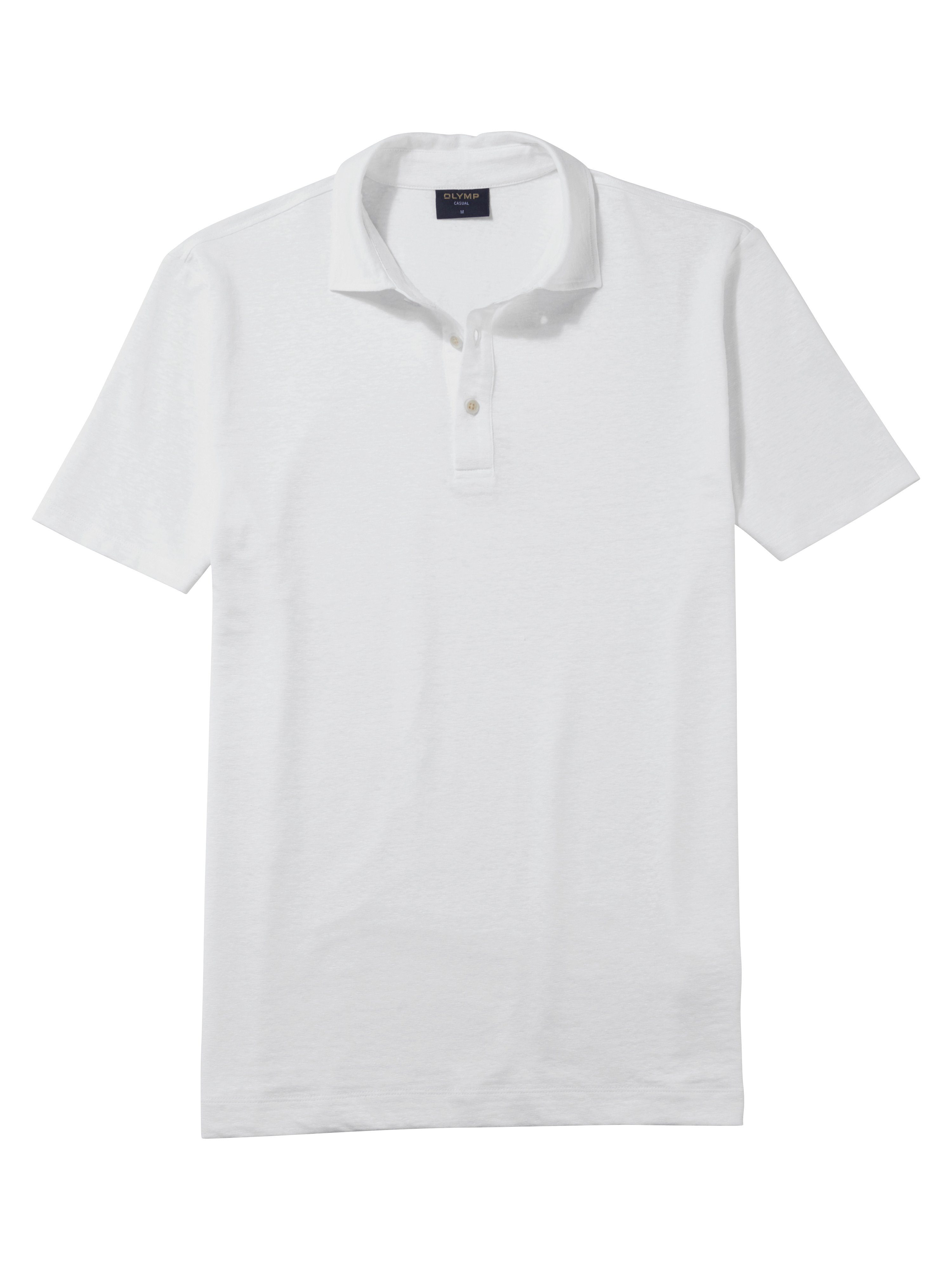 OLYMP Poloshirt Casual van linnenmengsel