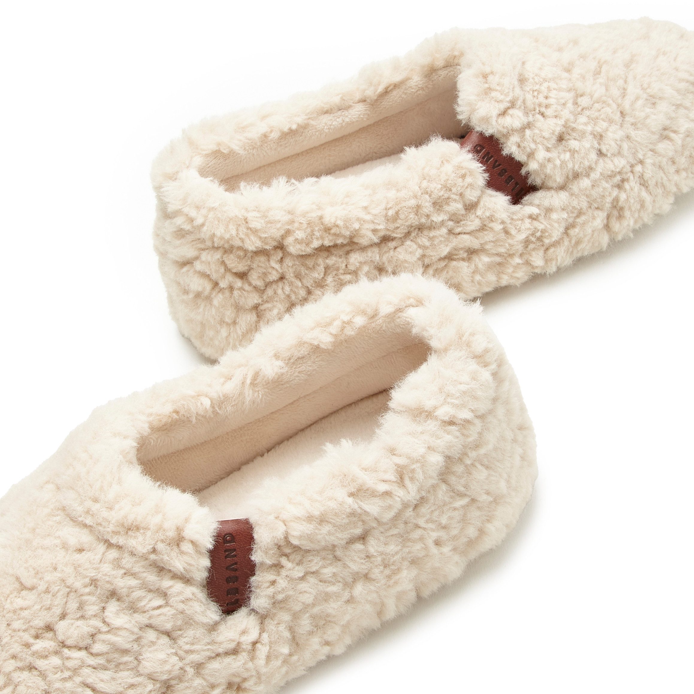 Elbsand Pantoffels met knuffelig faux fur, pantoffel, mule
