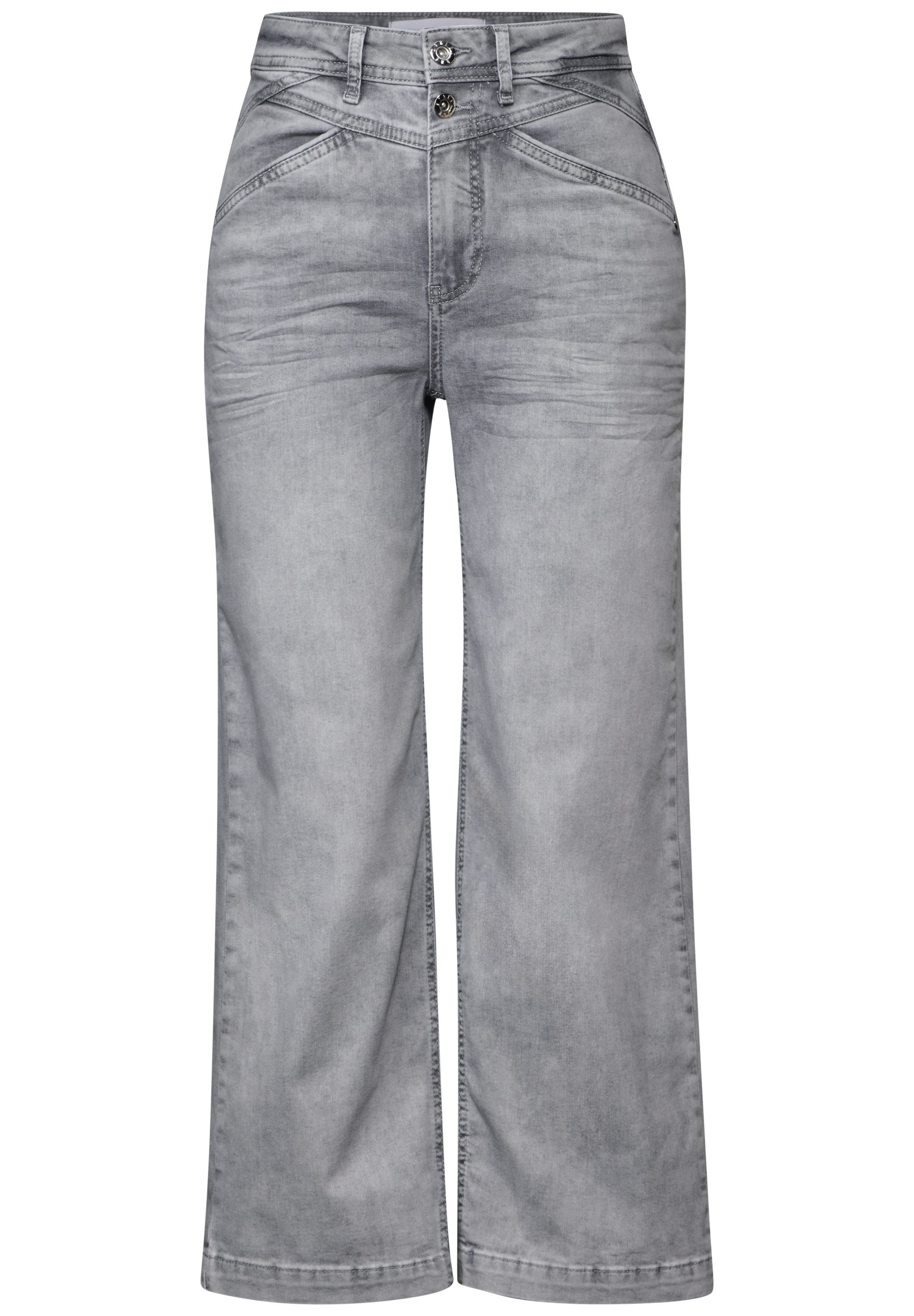 STREET ONE Wijde jeans in de four-pocket stijl