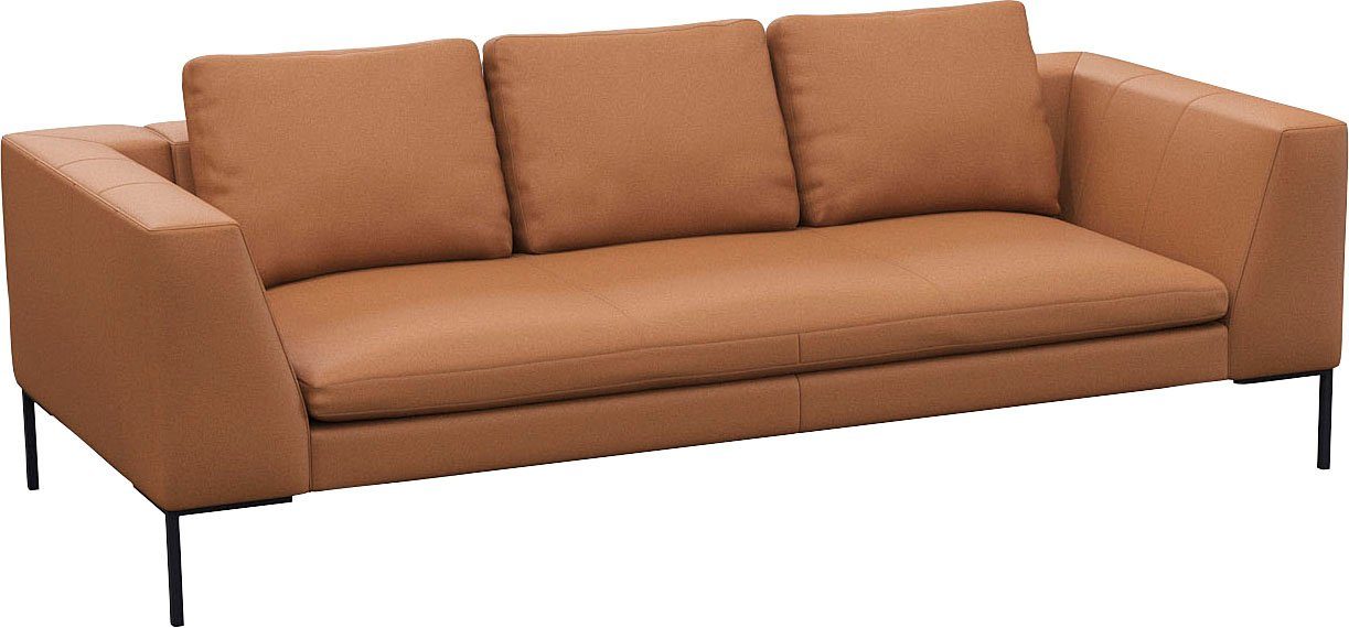 FLEXLUX 3-zitsbank Loano, supercomfortabel zitcomfort door koudschuim in de zitting