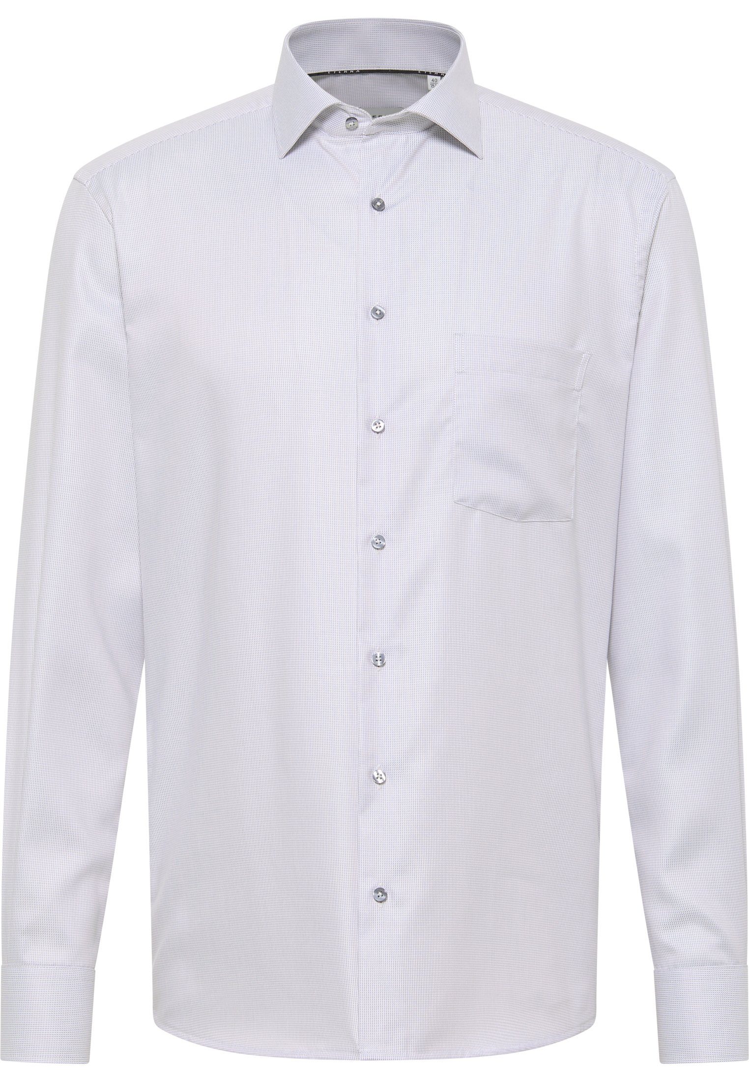 Eterna Overhemd met lange mouwen MODERN FIT NON IRON (strijkvrij)