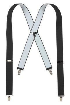 j.jayz bretels brede bretels, elastisch, verstelbaar, clipsluiting (1 stuk) zwart