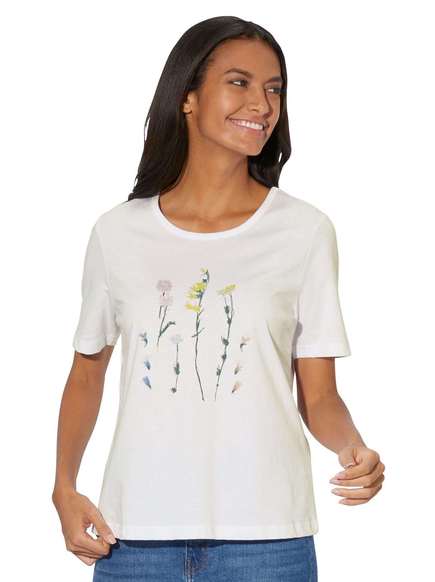 Classic Basics Shirt met ronde hals Shirt (1-delig)