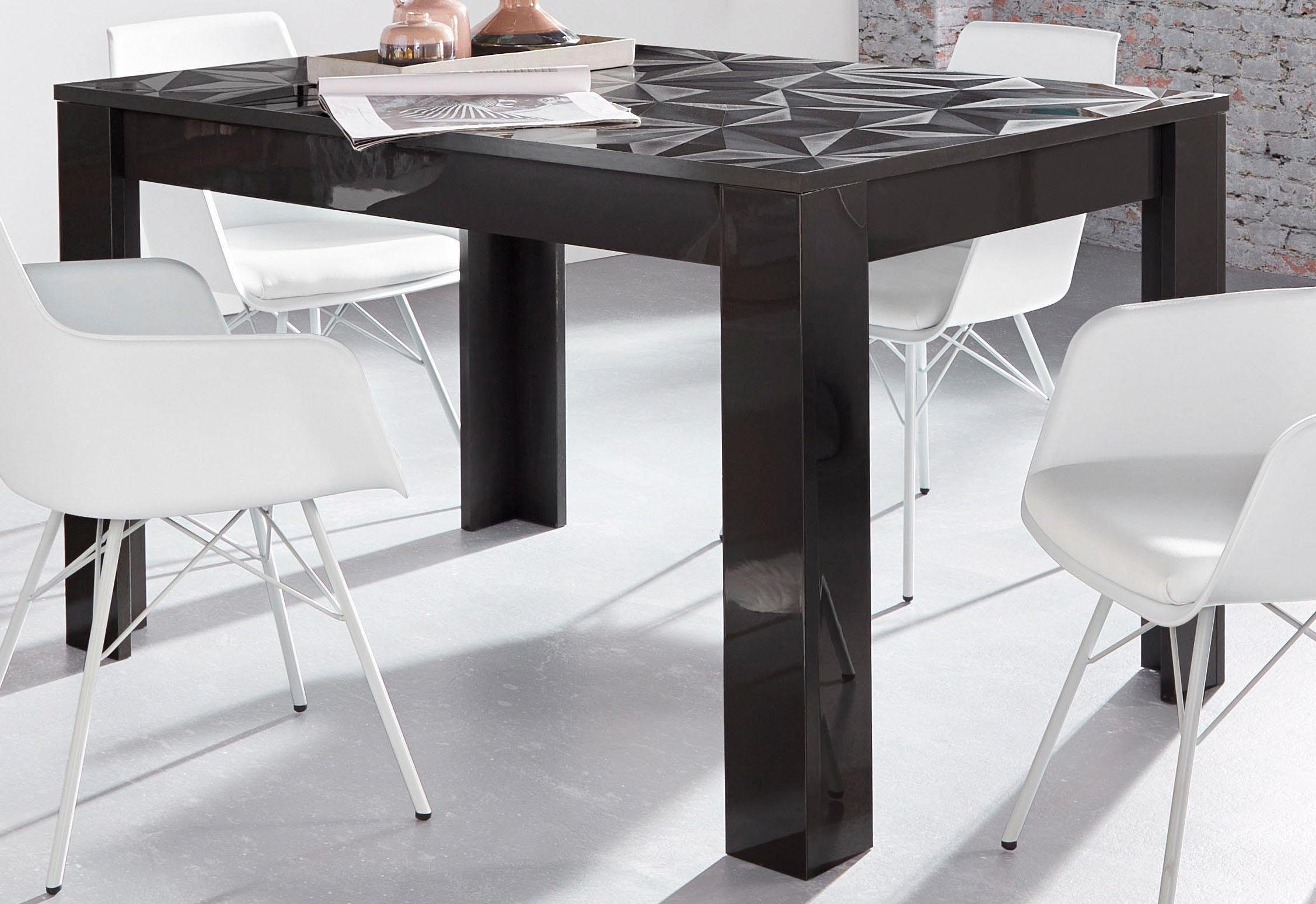 INOSIGN Eettafel Prisma Breedte 137-185 cm
