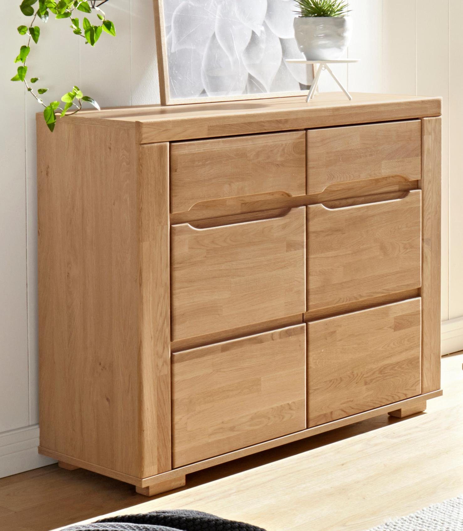 Home affaire Kast Denis Breedte 98,5 cm dressoirs maat 98,5x40x85 cm bruin