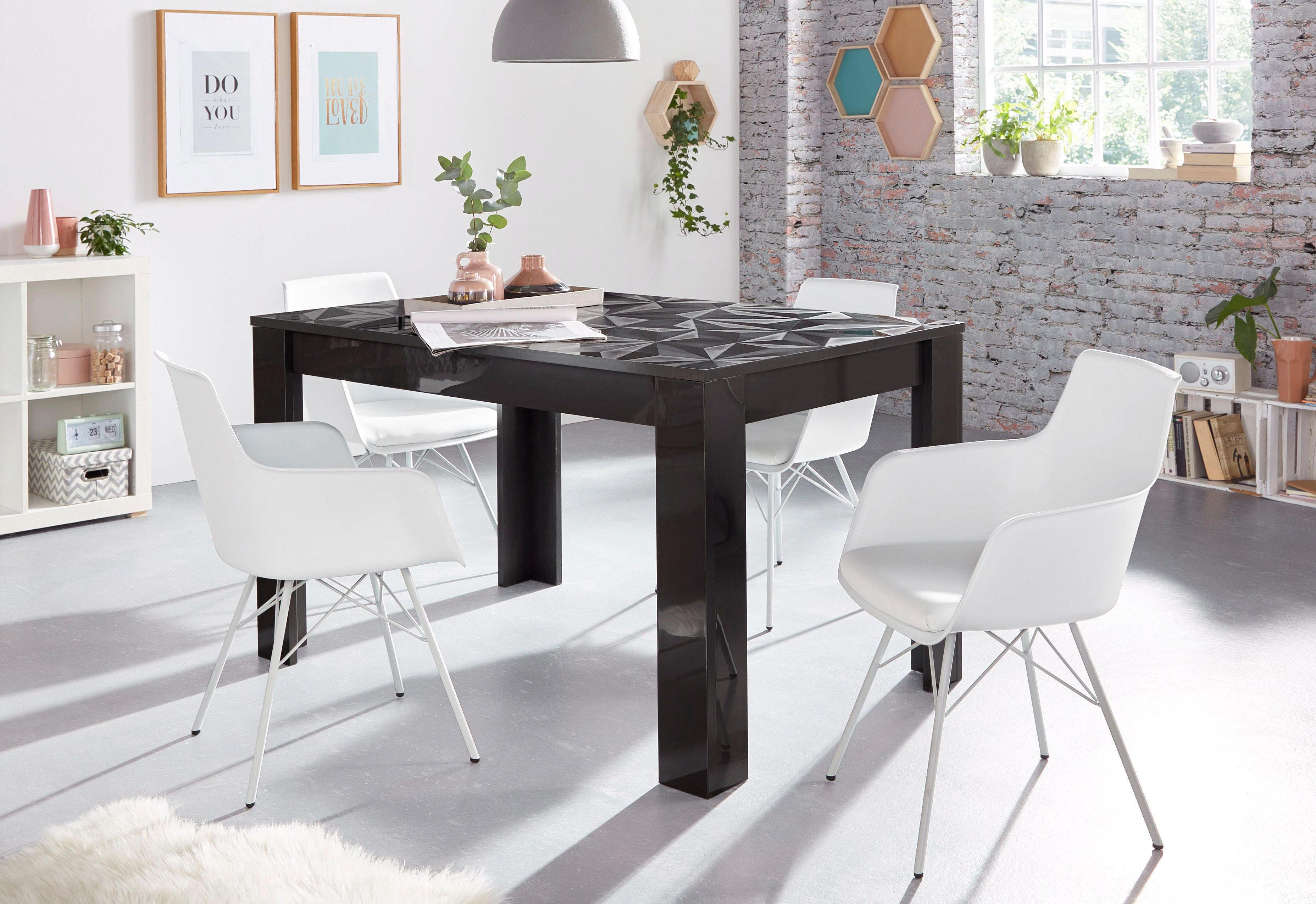 INOSIGN Eettafel Prisma Breedte 137-185 cm