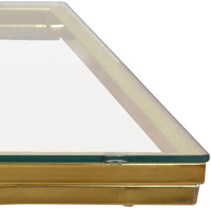 Home affaire Salontafel TOPSELLER! Afmetingen (B/D/H): (120/70/42), frame in goudkleurlook