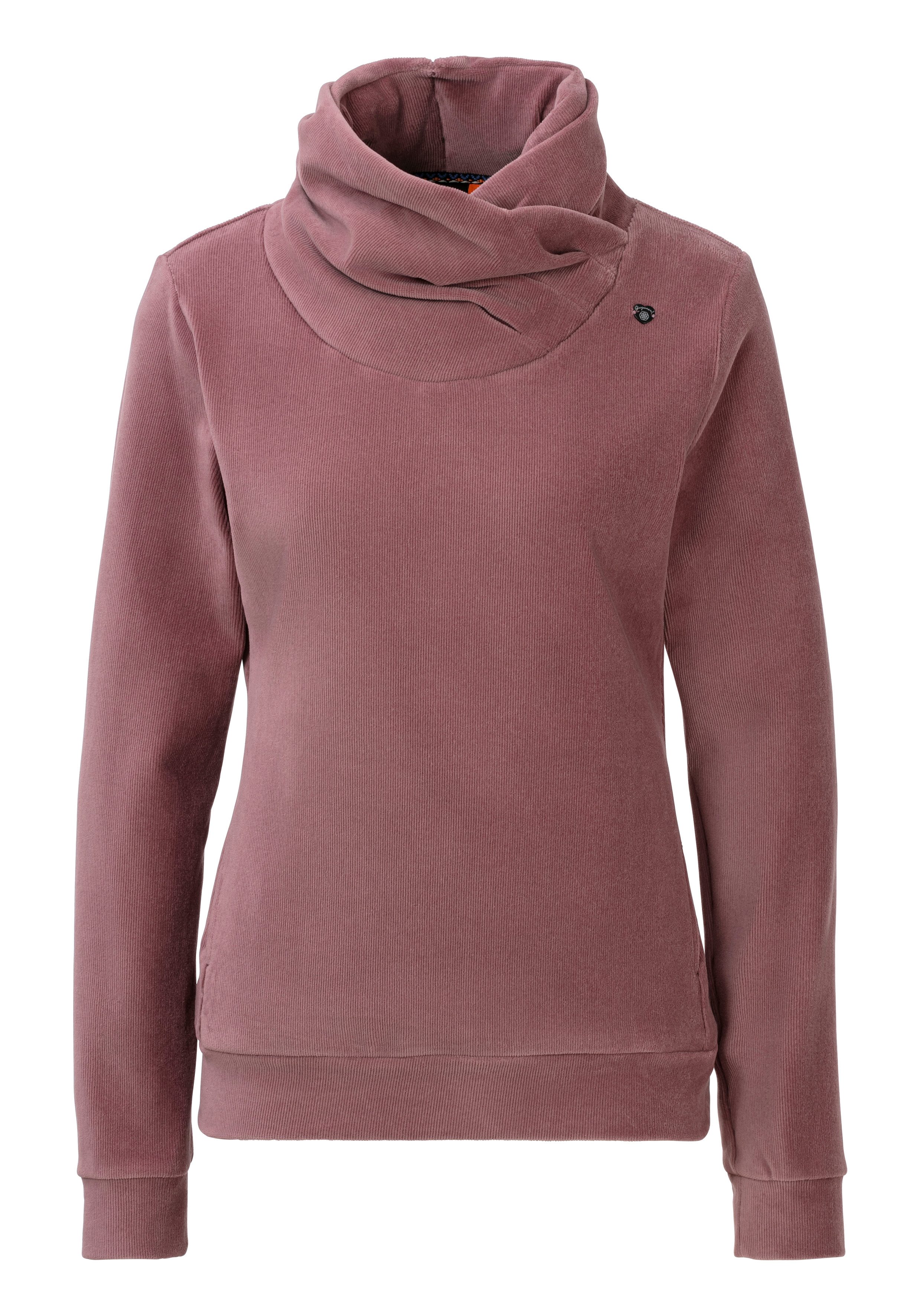 Ragwear Sweatshirt ANABELKA CORDUROY in geribbelde cordlook