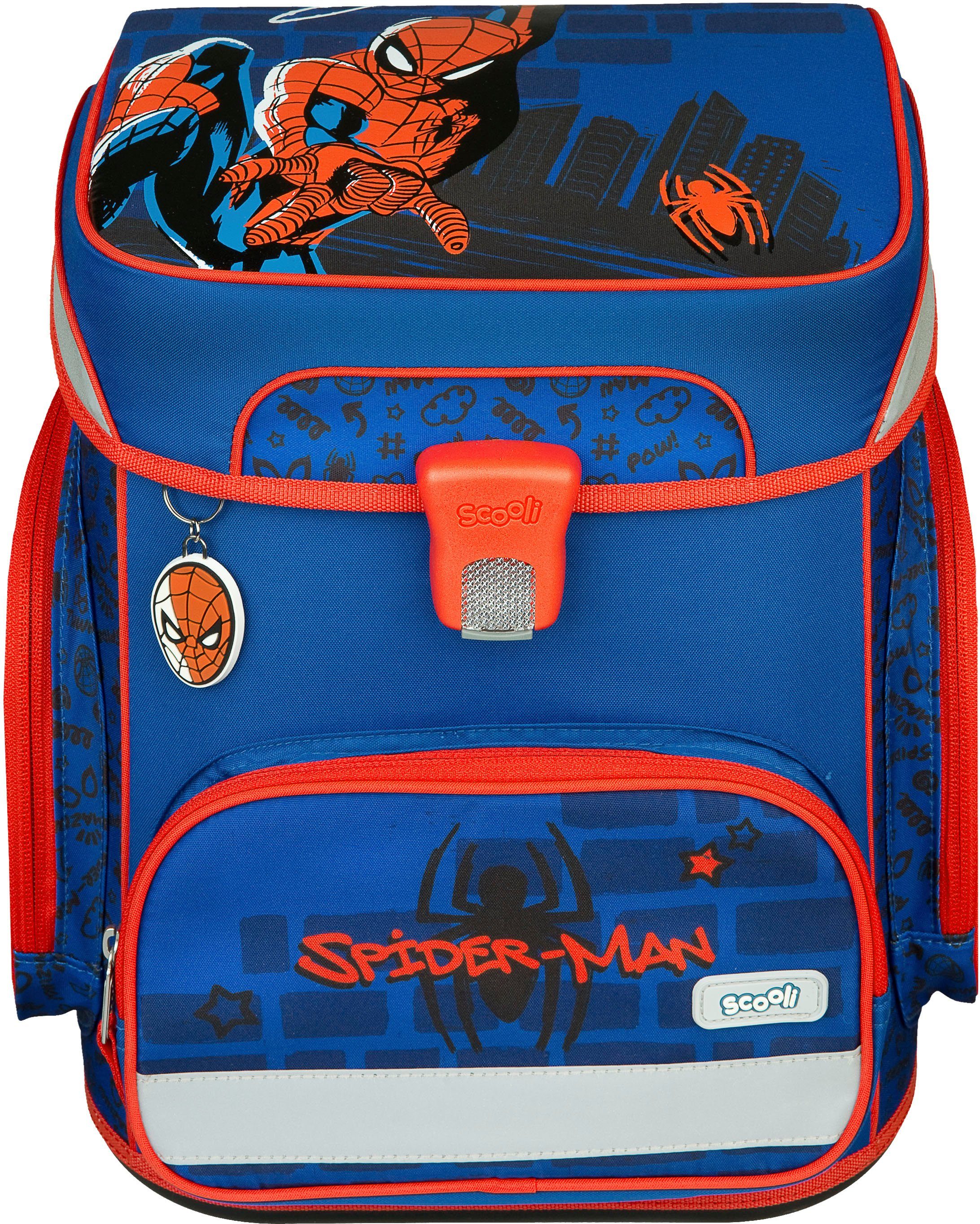 Scooli Schooltas EasyFit, Spider Man (set, 5-delig)