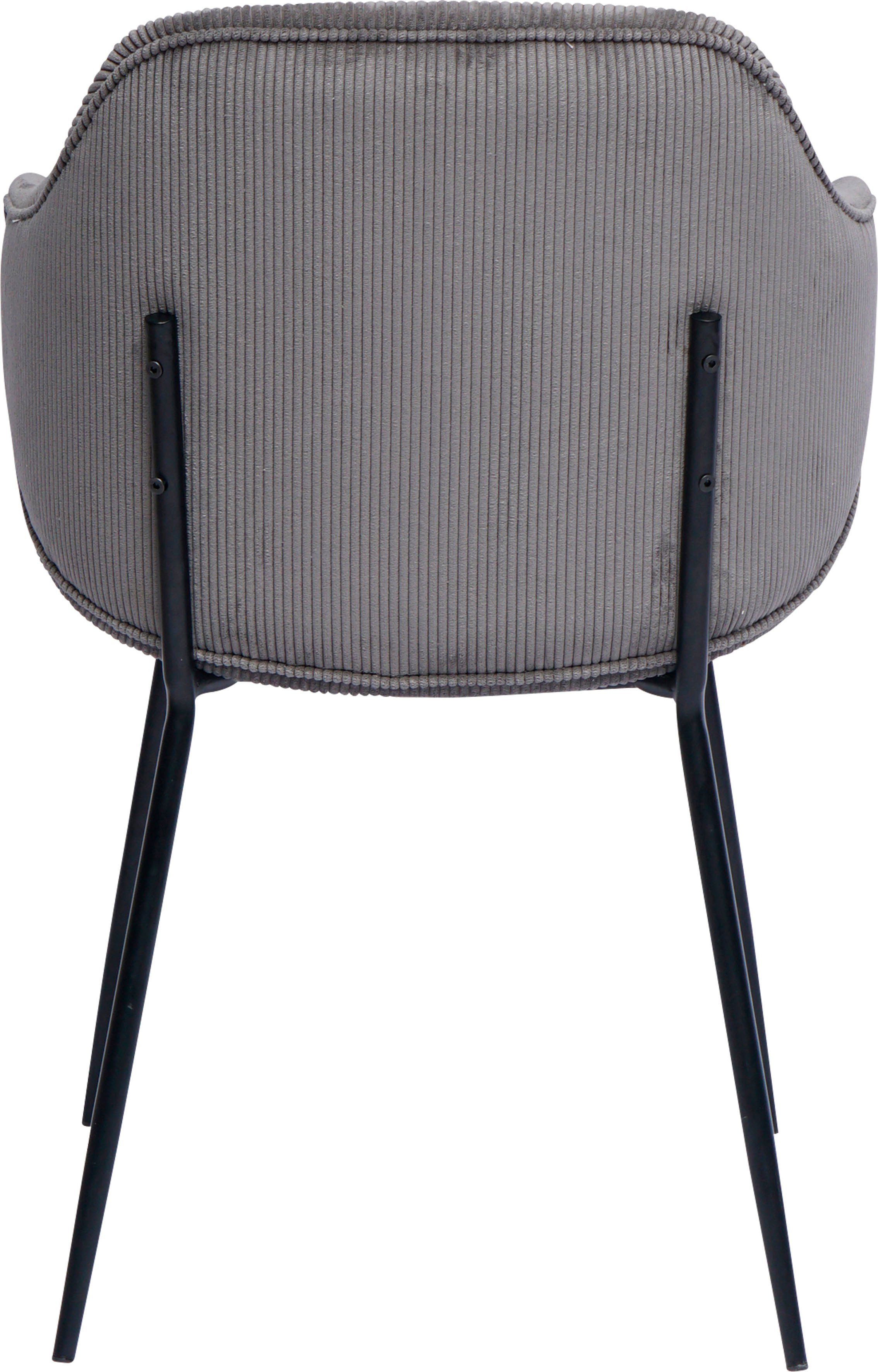 SalesFever Stoel met armleuningen Bekleding in corduroy-look (set, 2 stuks)