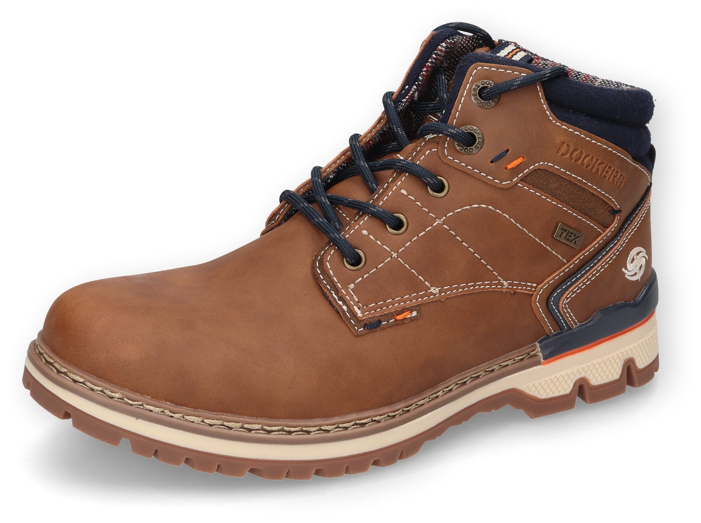 Dockers by Gerli Veterschoenen trekking laarzen, worker boots, winterlaarzen met dock-tex heren veterschoenen maat 42 bruin