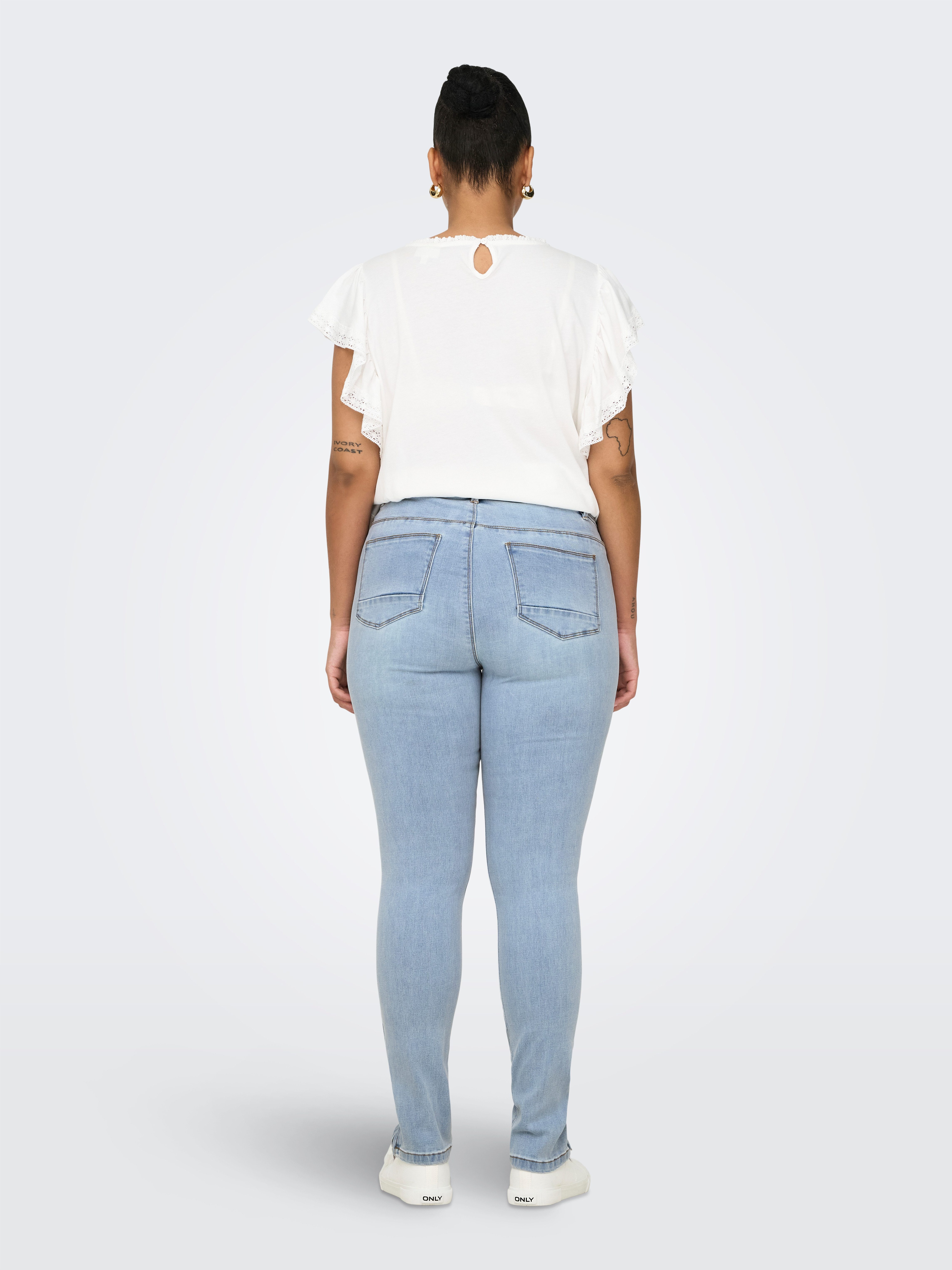 ONLY CARMAKOMA Skinny fit jeans CARKARLA REG SKINNY ANK DNM BJ639 NOOS