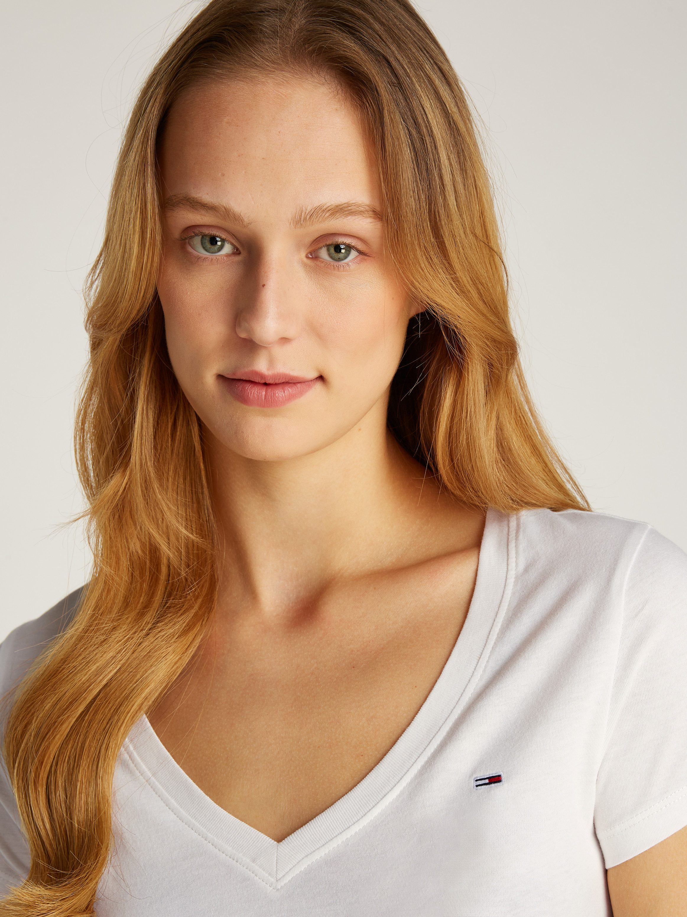 TOMMY JEANS T-shirt TJW 2PACK V-NECK TEE (set, 2-delig, 2 stuks)