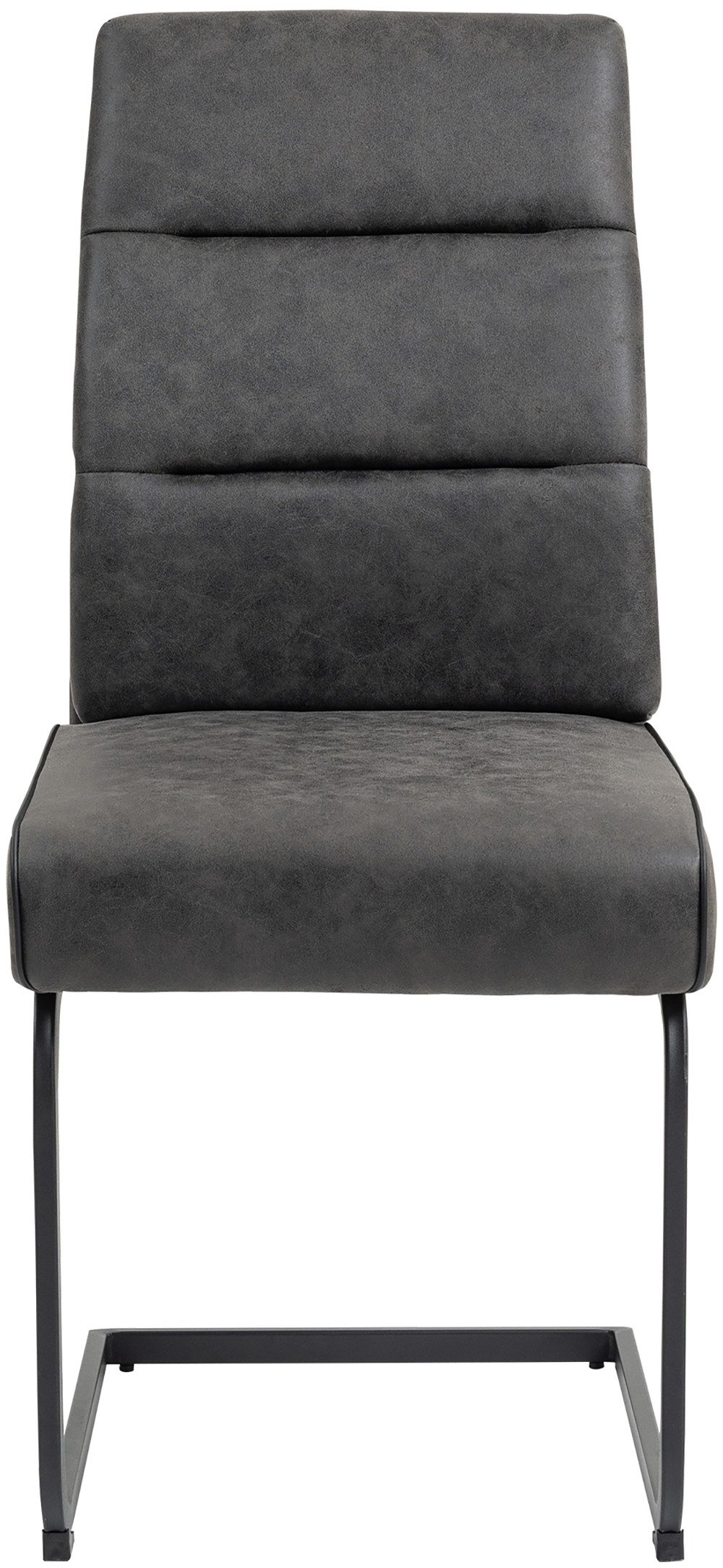 Duo Collection Vrijdragende stoel Marga sledestoel, set van 2 extra verdikking met pocketveringskern, glijders voor de veiligheid (set, 2 stuks)