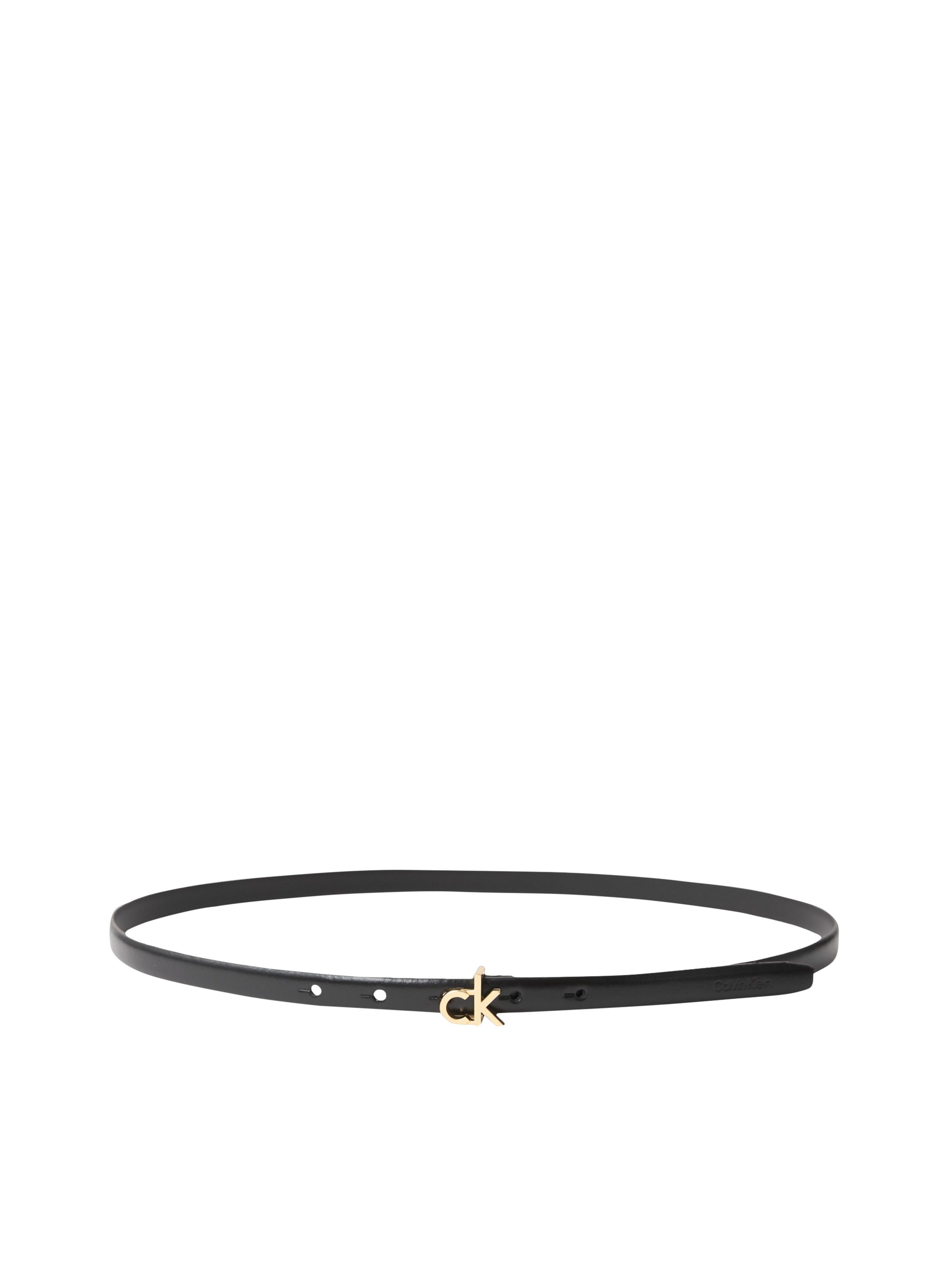 Calvin Klein Leren riem CK BUCKLE SKINNY BELT 15MM