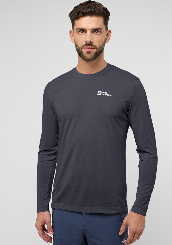 Jack Wolfskin Vonnan LS T-Shirt Men Functioneel shirt met lange mouwen Heren 2XL phantom