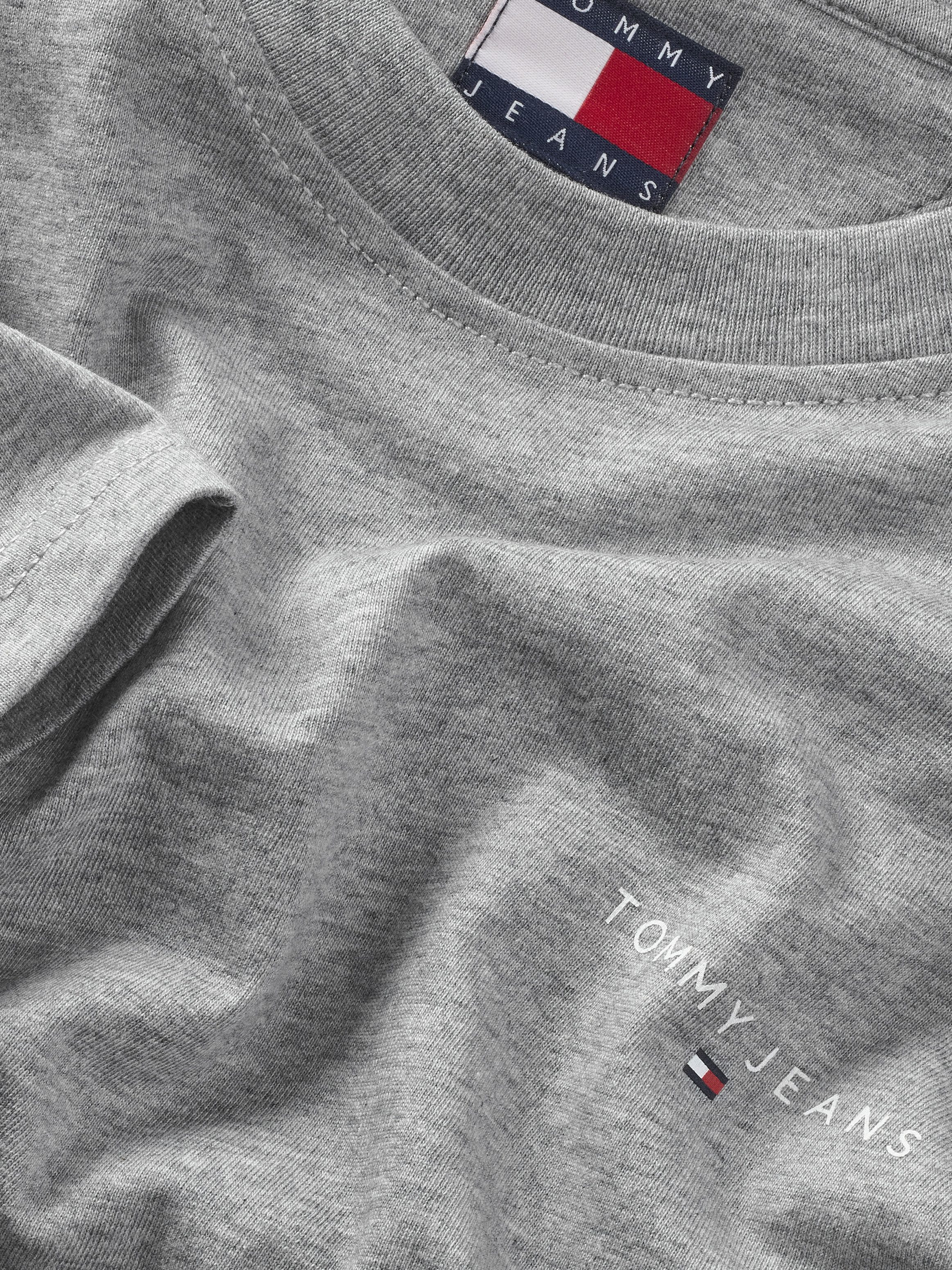Tommy Jeans Plus Shirt met ronde hals TJM SLIM LINEAR CHEST SS TEE EXT