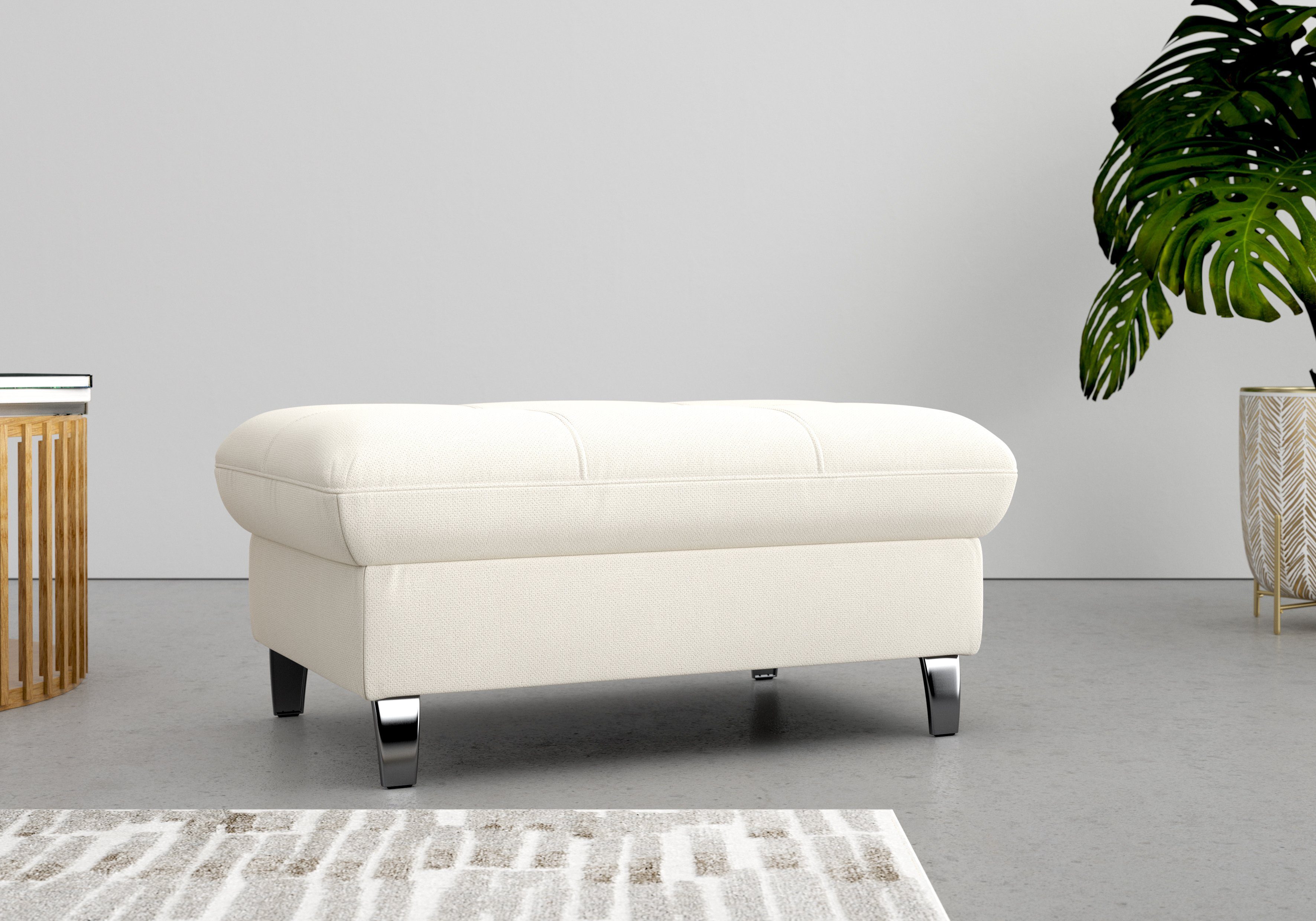 sit&more Hocker met bergruimte Maggiore met bergruimte en moderne metalen poten