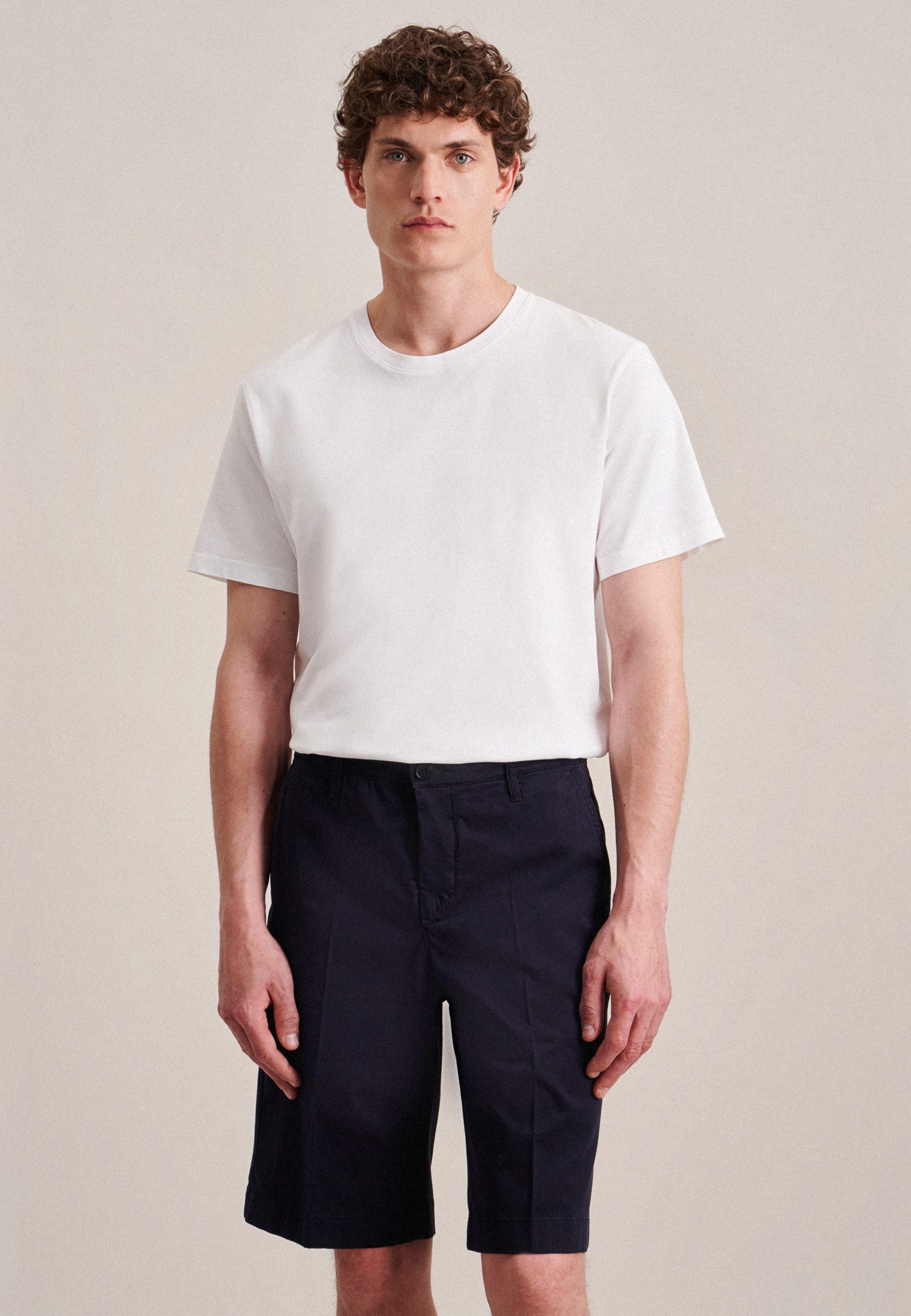 Seidensticker Chino-short Zwarte roos