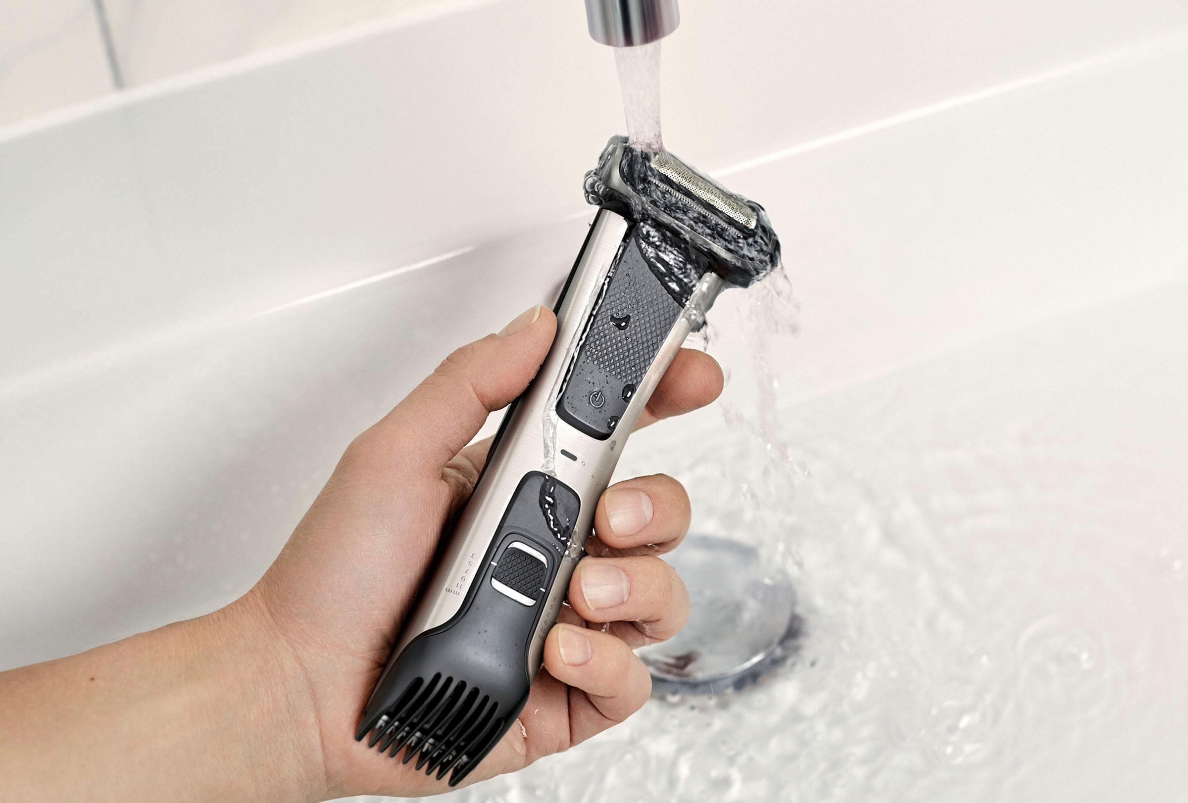 Philips Ladyshave BG7025/15 met geïntegreerde 3 - 11 mm opzetkam