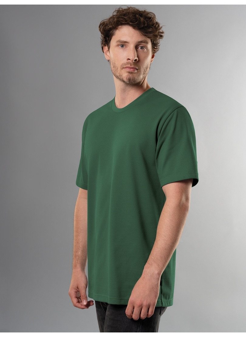 Trigema T-shirt TRIGEMA T-shirt (1-delig) heren t-shirts maat XXXL groen