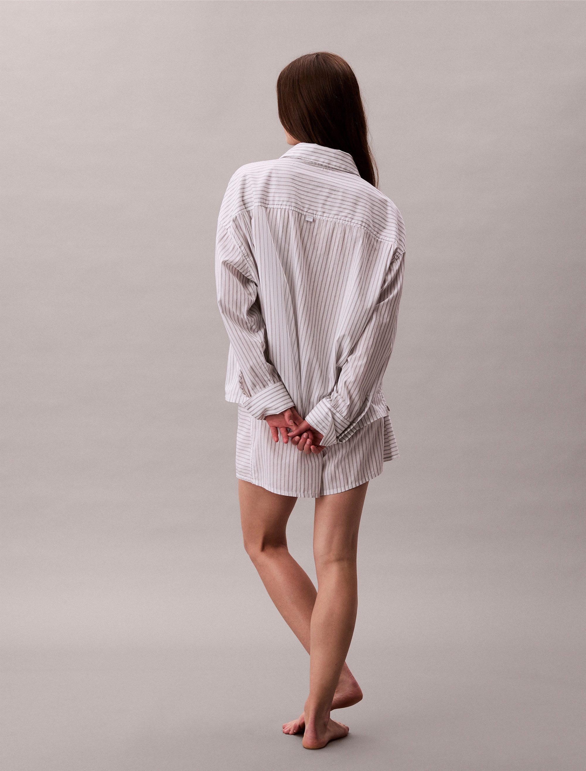 Calvin Klein Pyjamashort LOGO SUPER POPLIN SHORT