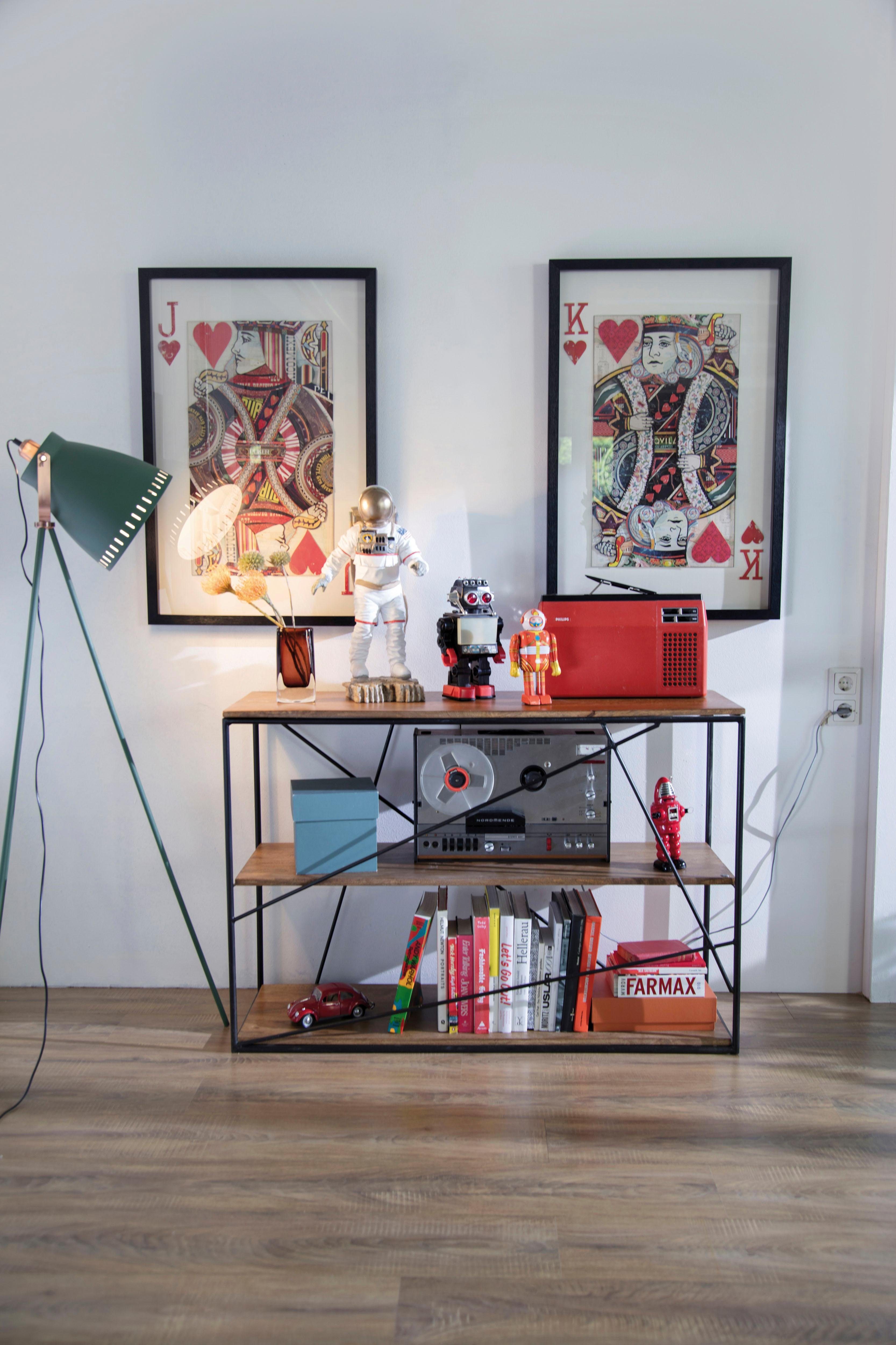 TOM TAILOR HOME Rek T-NEST SHELF SMALL gemaakt van mangohout, breedte 120 cm