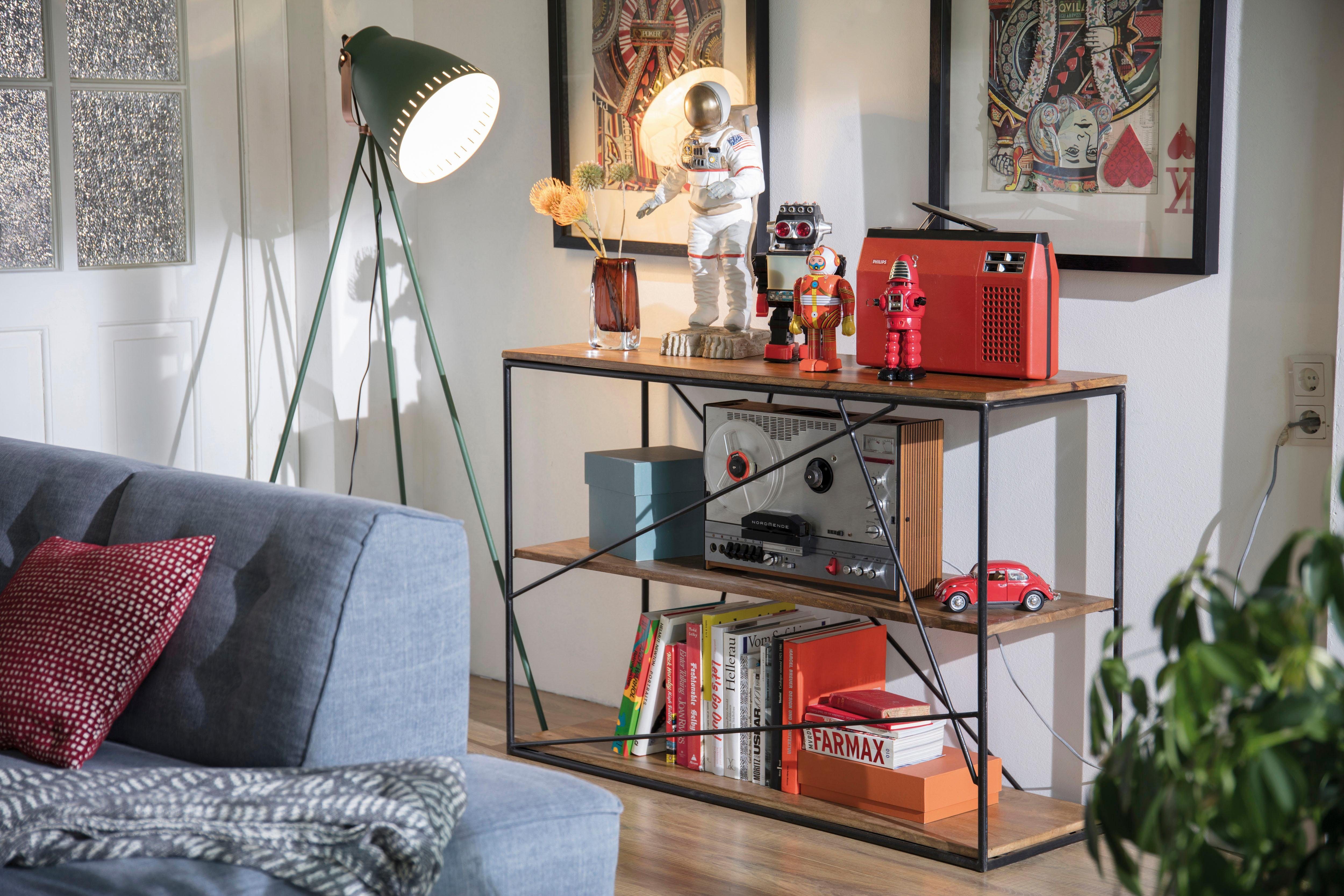 TOM TAILOR HOME Rek T-NEST SHELF SMALL gemaakt van mangohout, breedte 120 cm