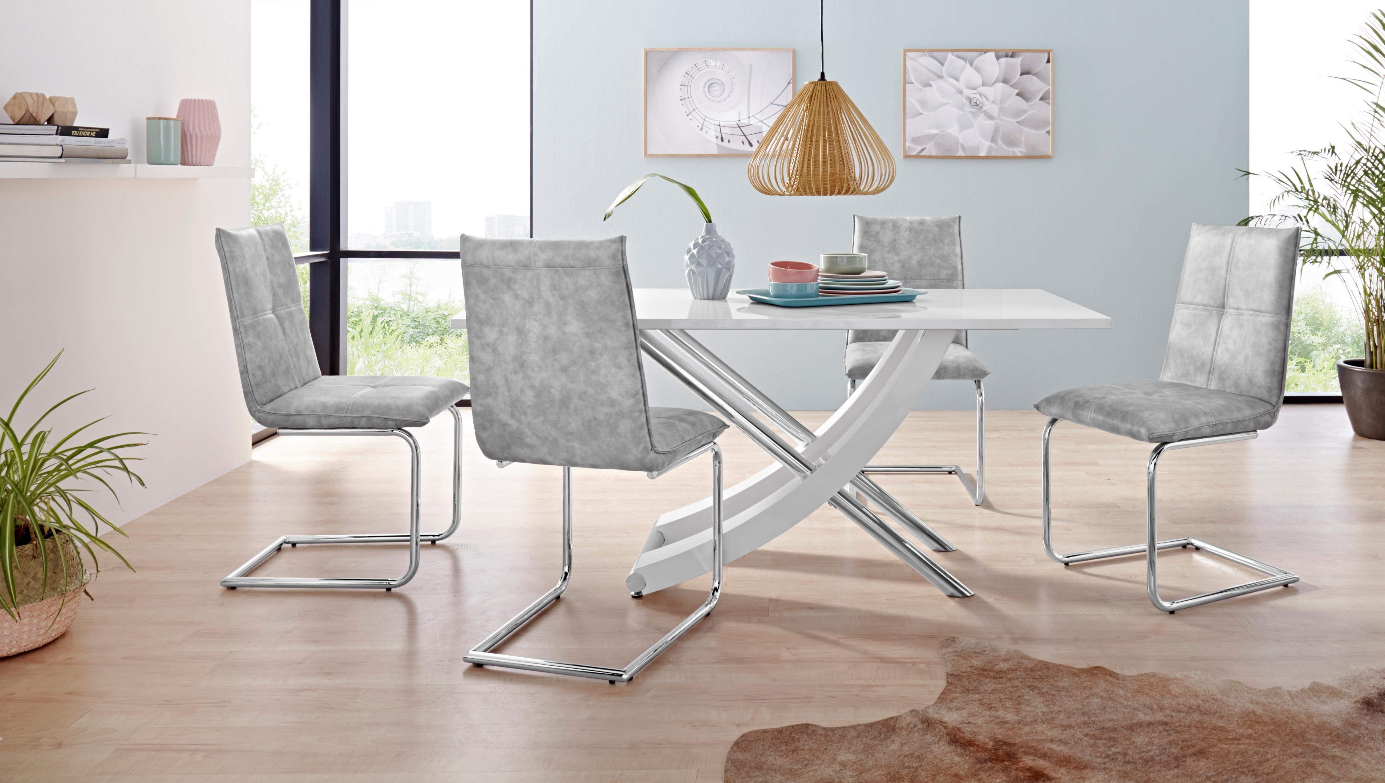 INOSIGN Eettafel Kaleo, TOPSELLER! Breedte 160 cm, modern ontwerp, stabiel, hoogglans