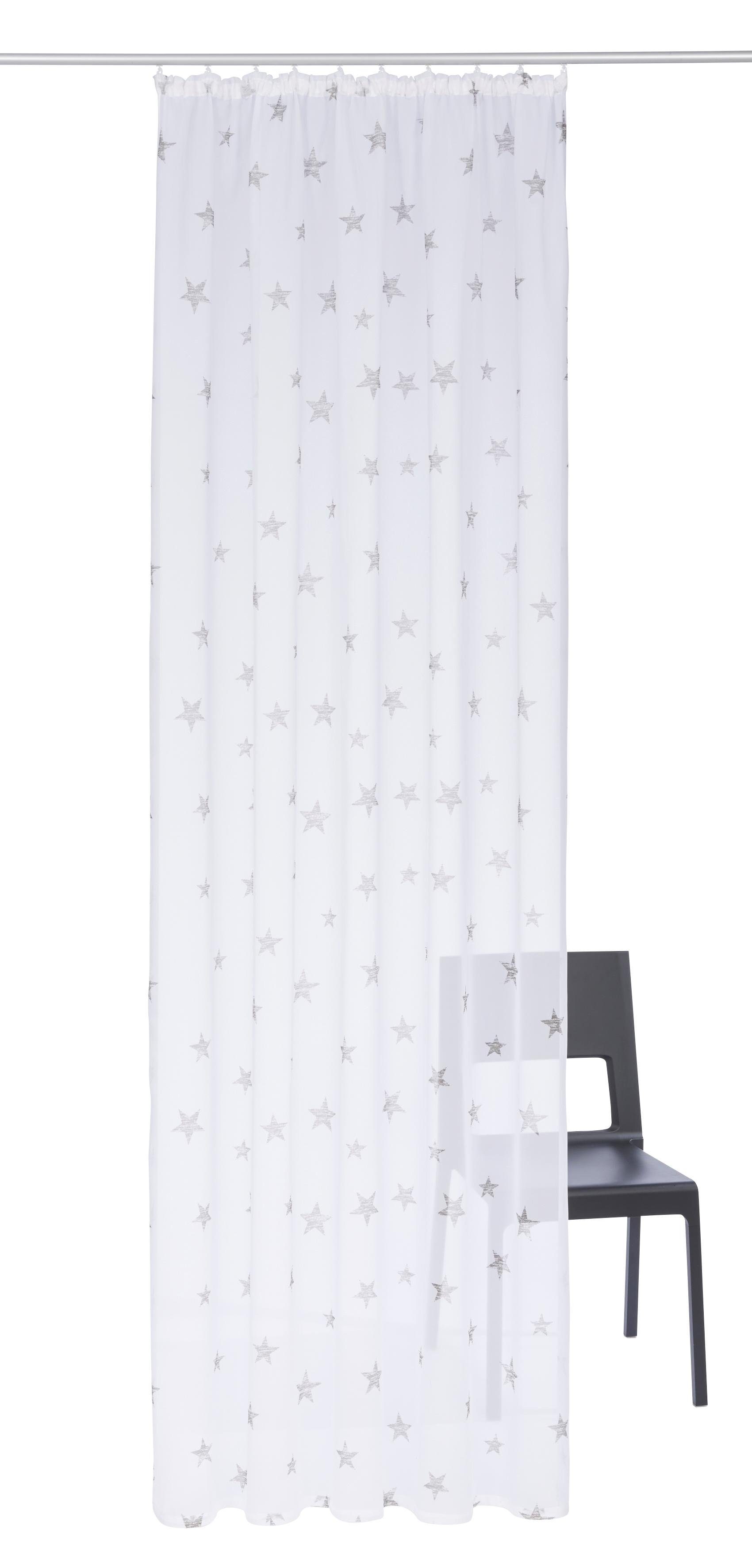 My home Gordijn Ster Voile, Polyester (1 stuk)