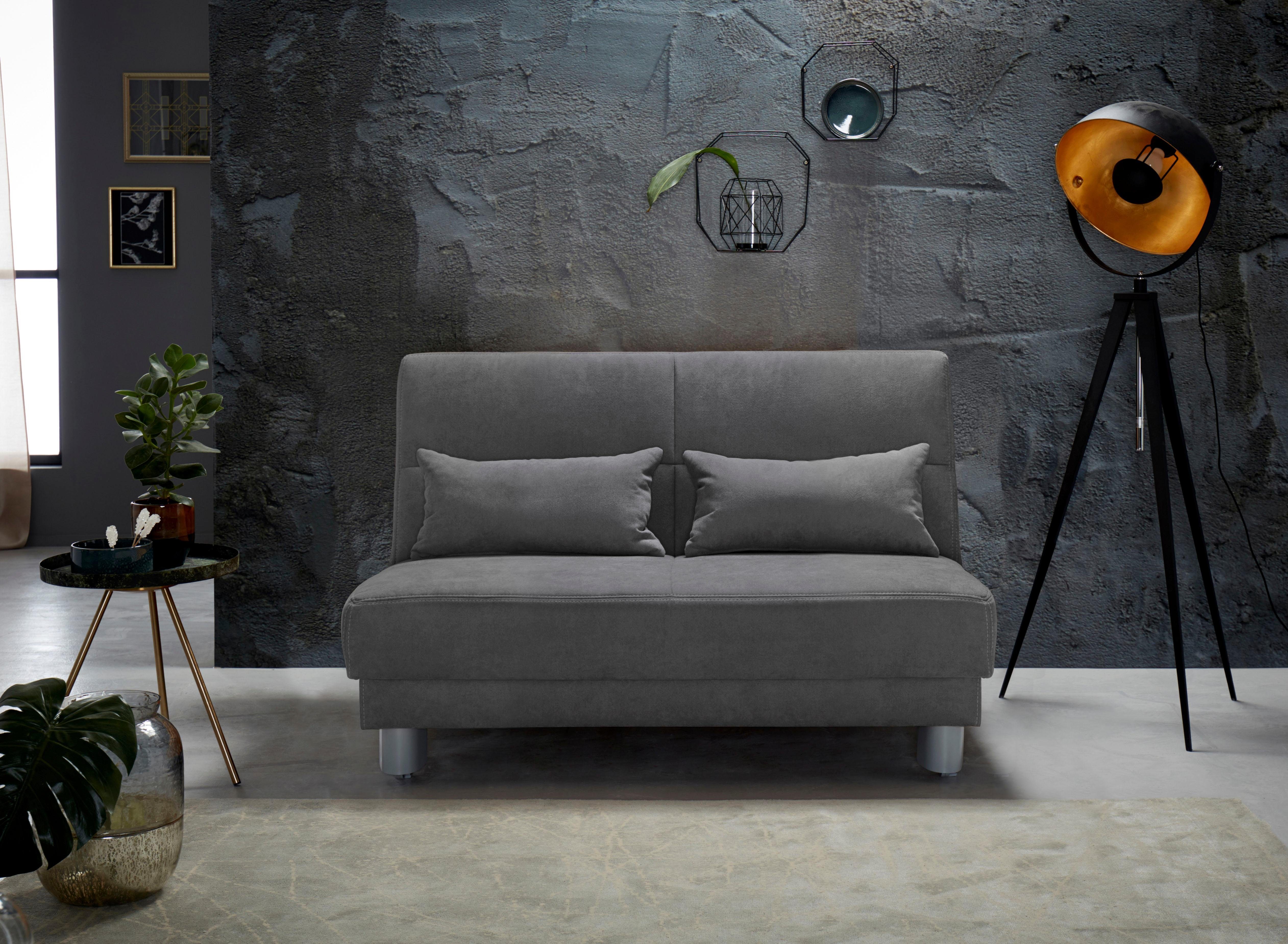 INOSIGN Slaapbank GINA in een handomdraai van bank in bed te veranderen beige, slaapbanken, Breedte ligoppervlak: 120 cm, Lengte ligoppervlak: 195 cm