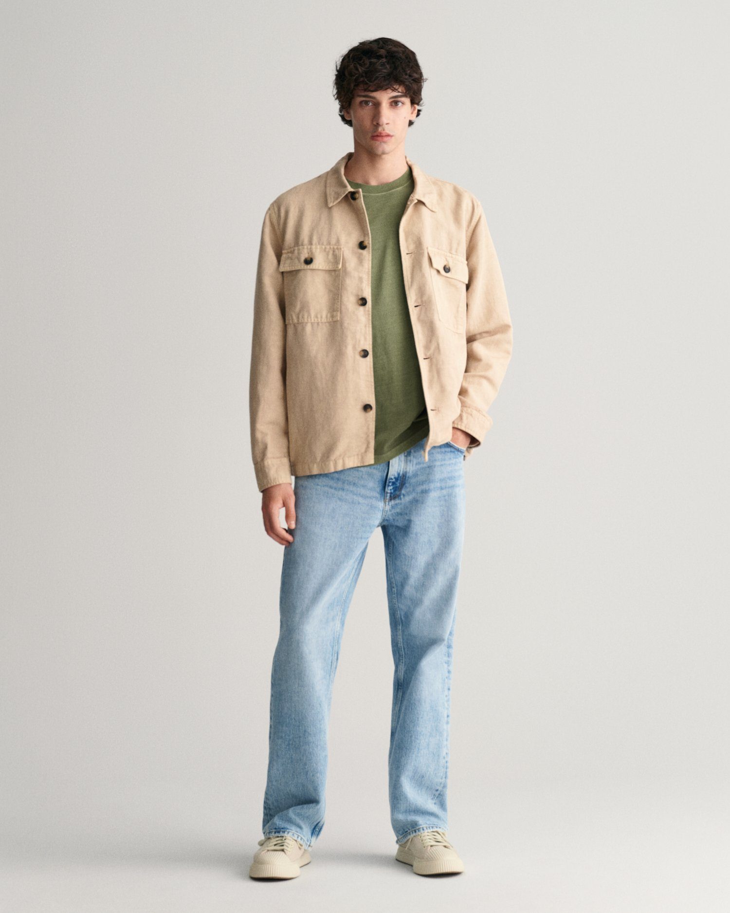Gant T-shirt Sunfaded T-shirt met ronde hals