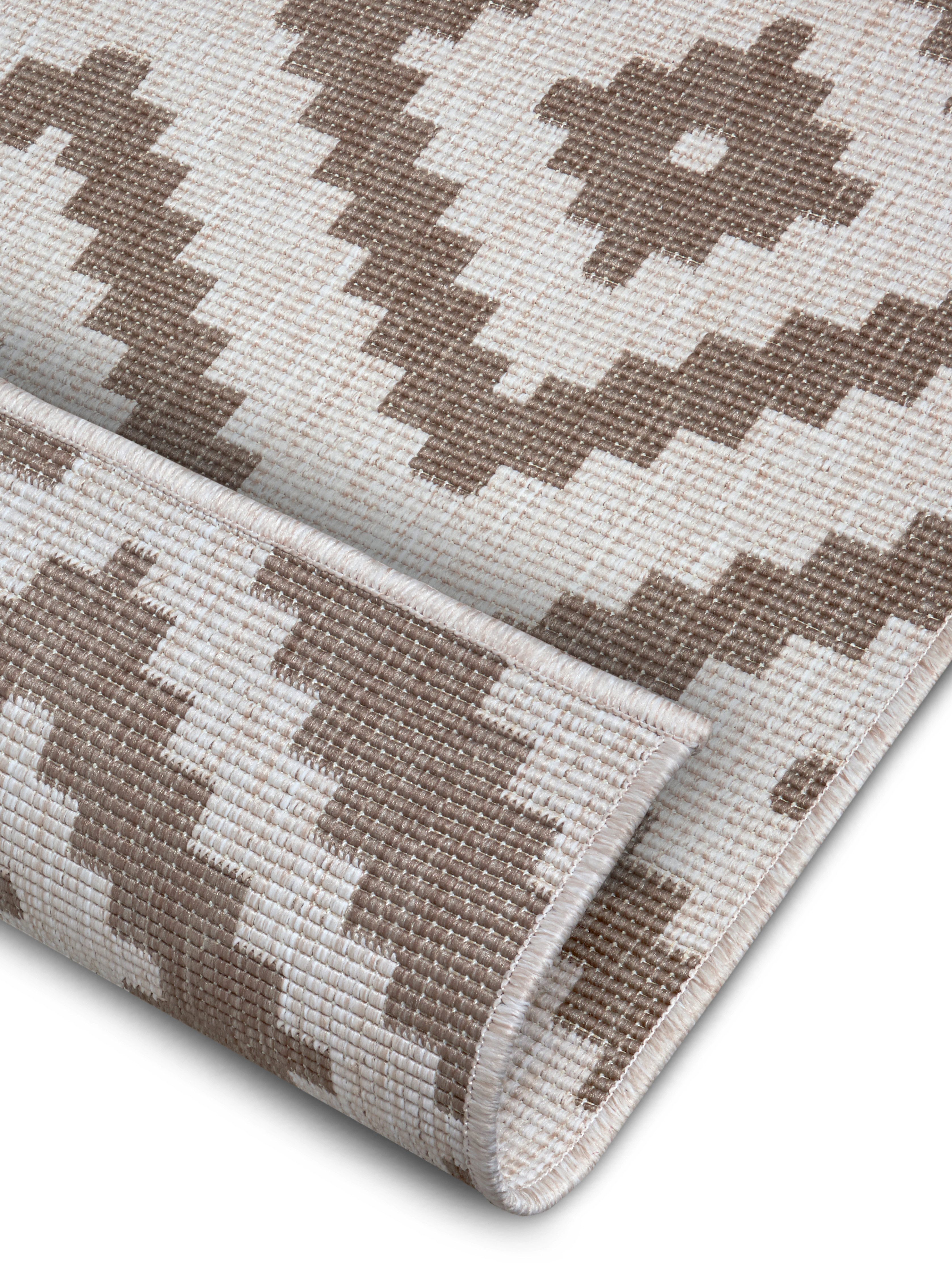 NORTHRUGS Vloerkleed Malta tweezijdig te gebruiken kleed Binnen- en buitengebruik, weerbestendig, balkon, terras, ruit, loper, woonkamer