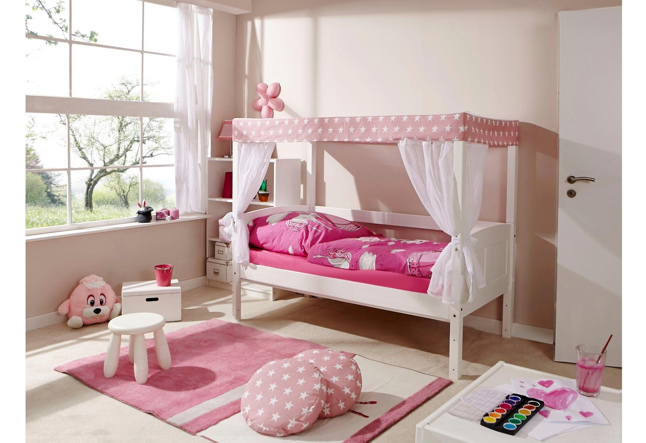 Ticaa Hemelbed Lino bedden roze