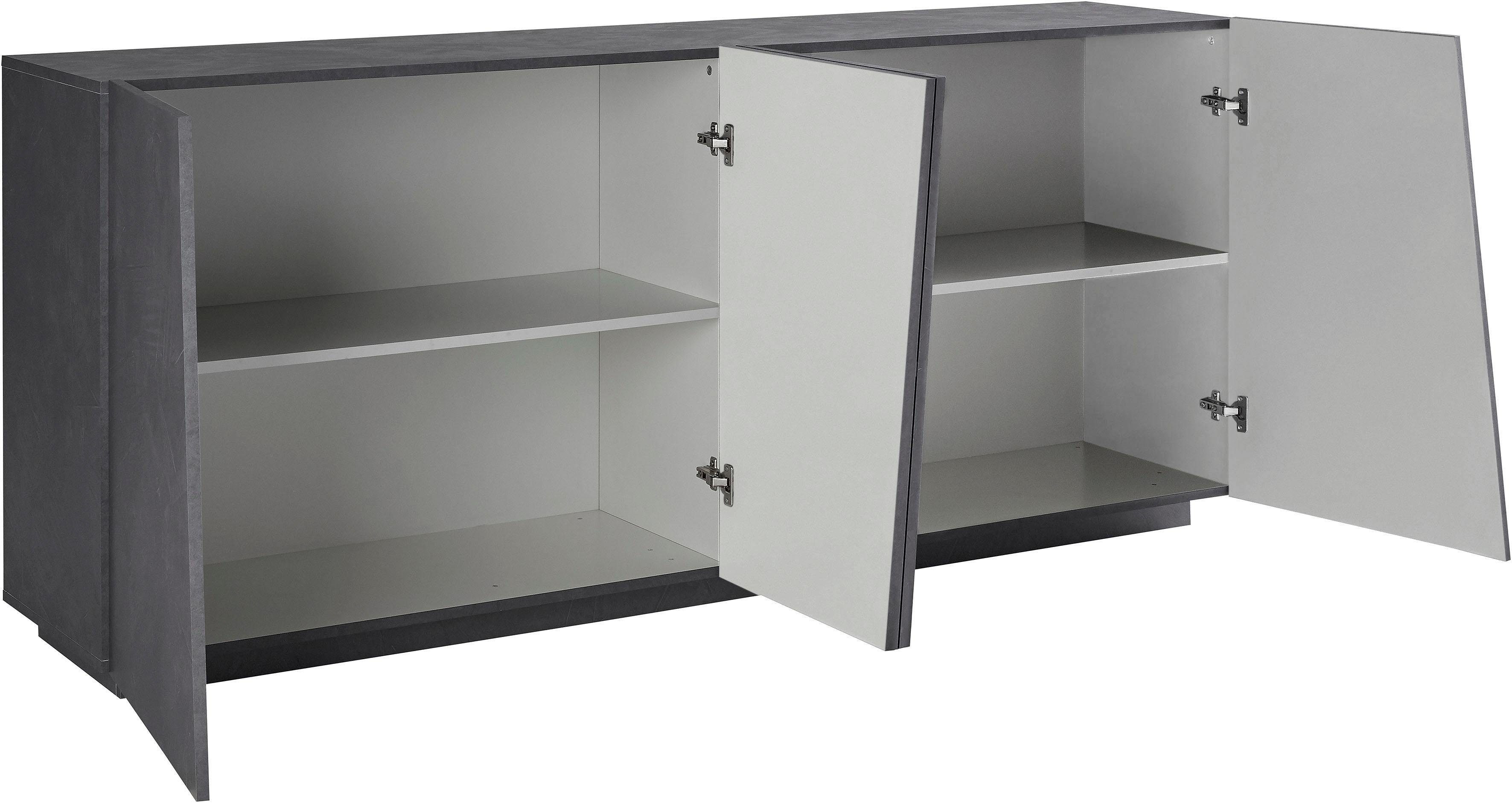 INOSIGN Dressoir VEGA Dressoir met 4 deuren, breedte 200 cm