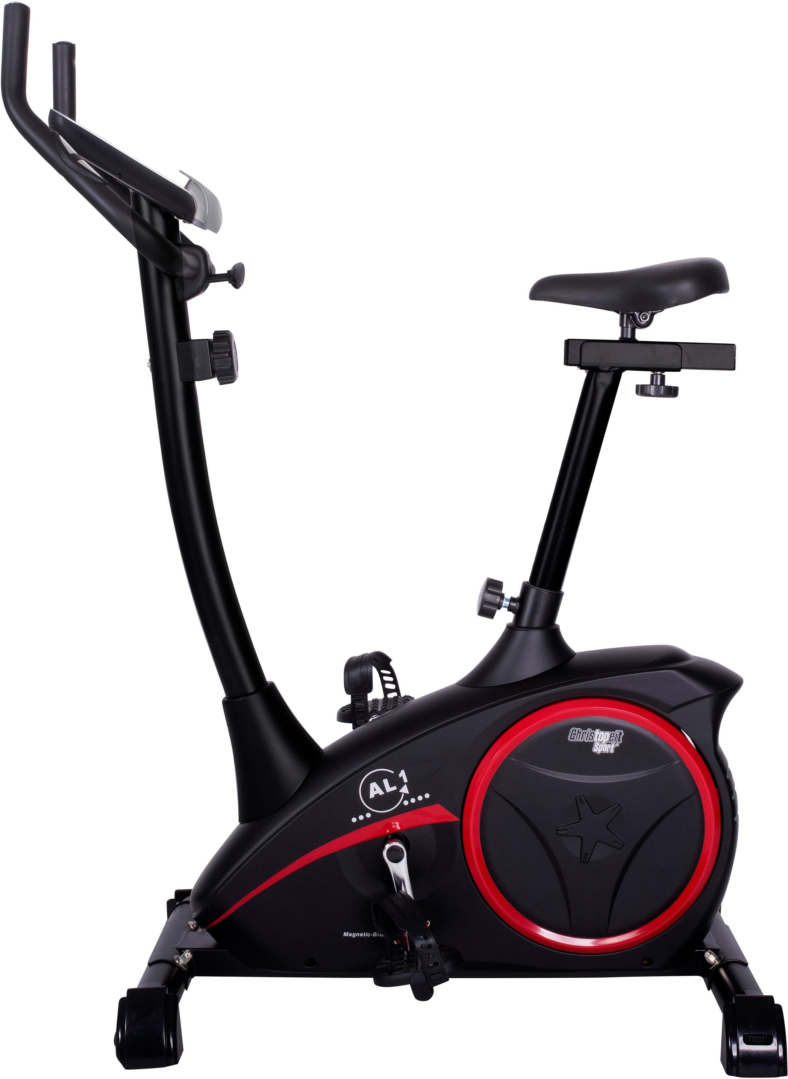 Christopeit Sport® Hometrainer AL 1 Vliegwiel massa ca. 9 kg, 8 weerstandsniveaus