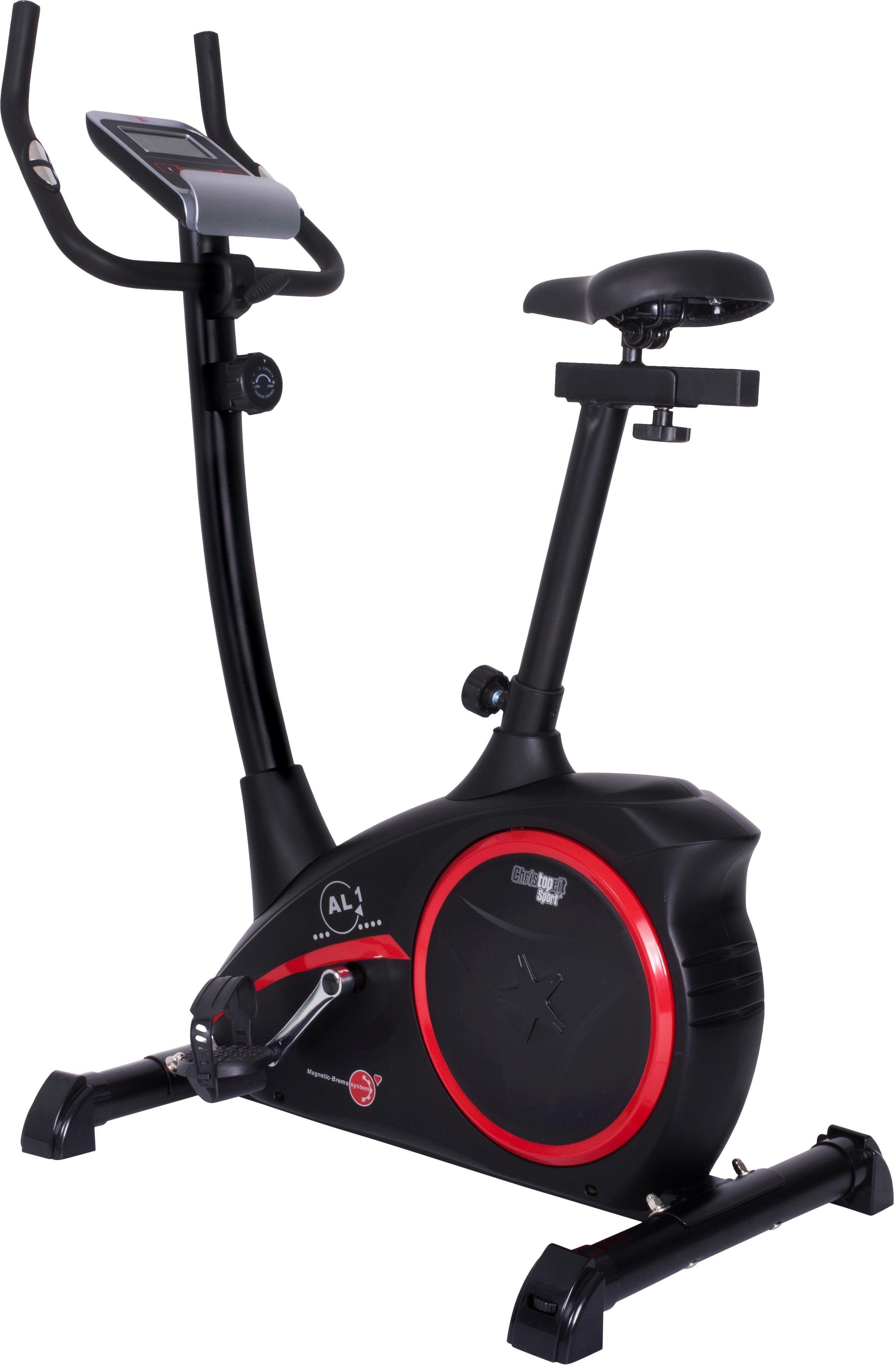 Christopeit Sport® Hometrainer AL 1 Vliegwiel massa ca. 9 kg, 8 weerstandsniveaus