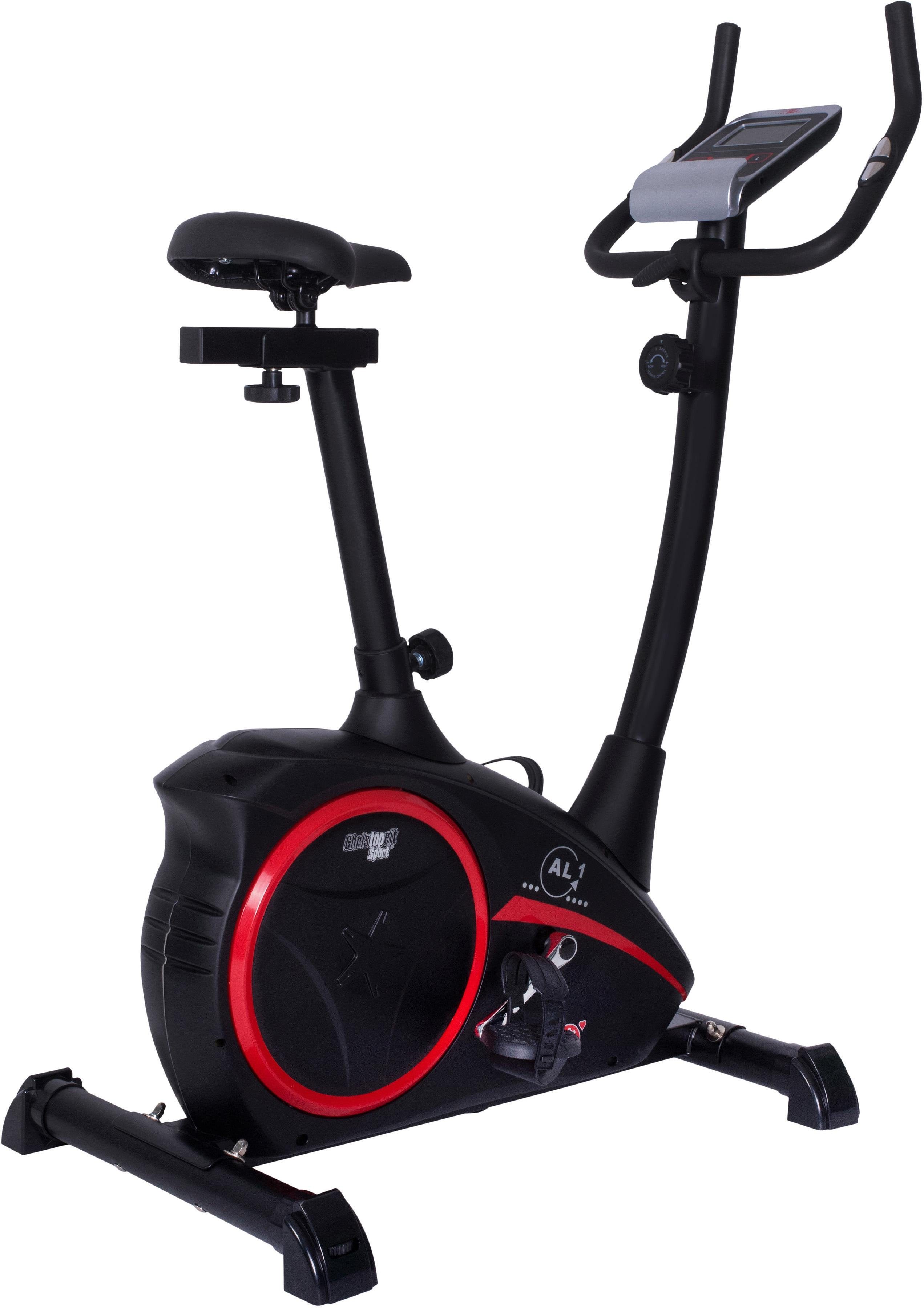 Christopeit Sport® Hometrainer AL 1 Vliegwiel massa ca. 9 kg, 8 weerstandsniveaus