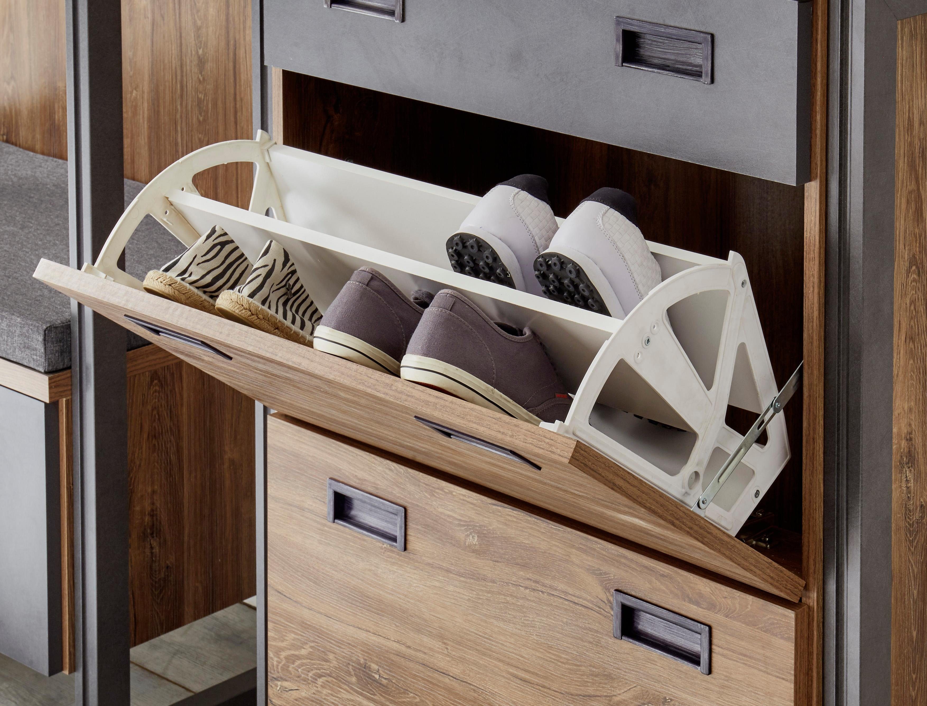 Home affaire Schoenenkast Detroit Breedte ca. 75 cm