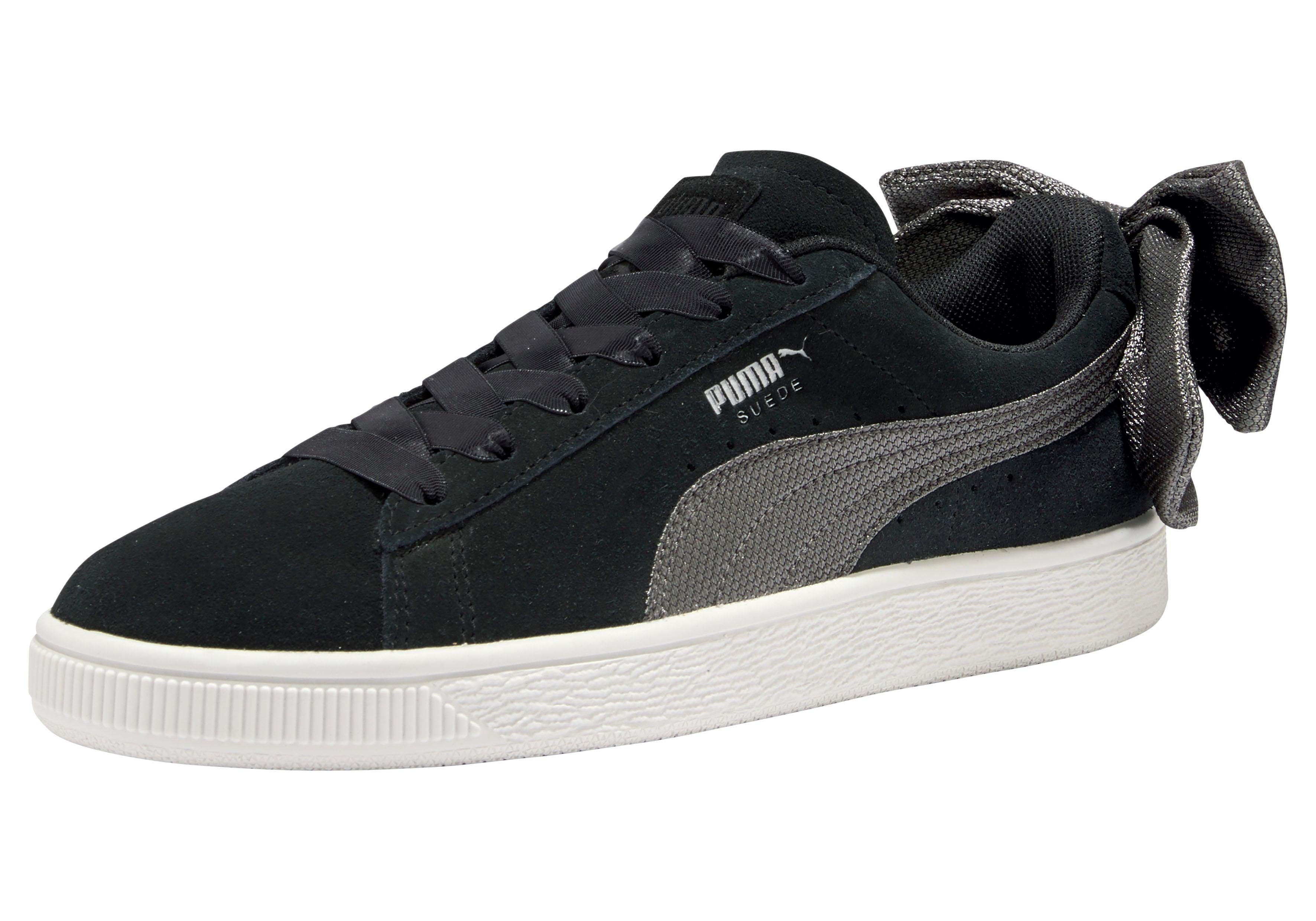 puma sneakers zwart suede