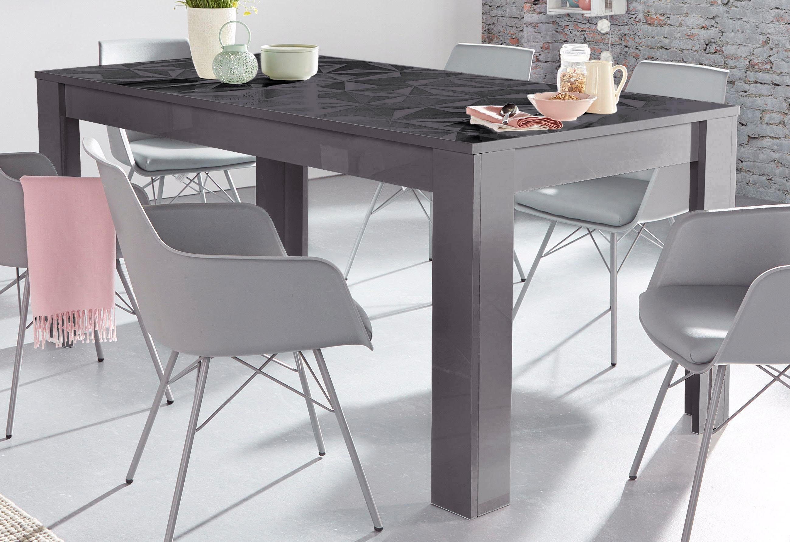 INOSIGN Eettafel Prisma Breedte 180 cm eettafels rood